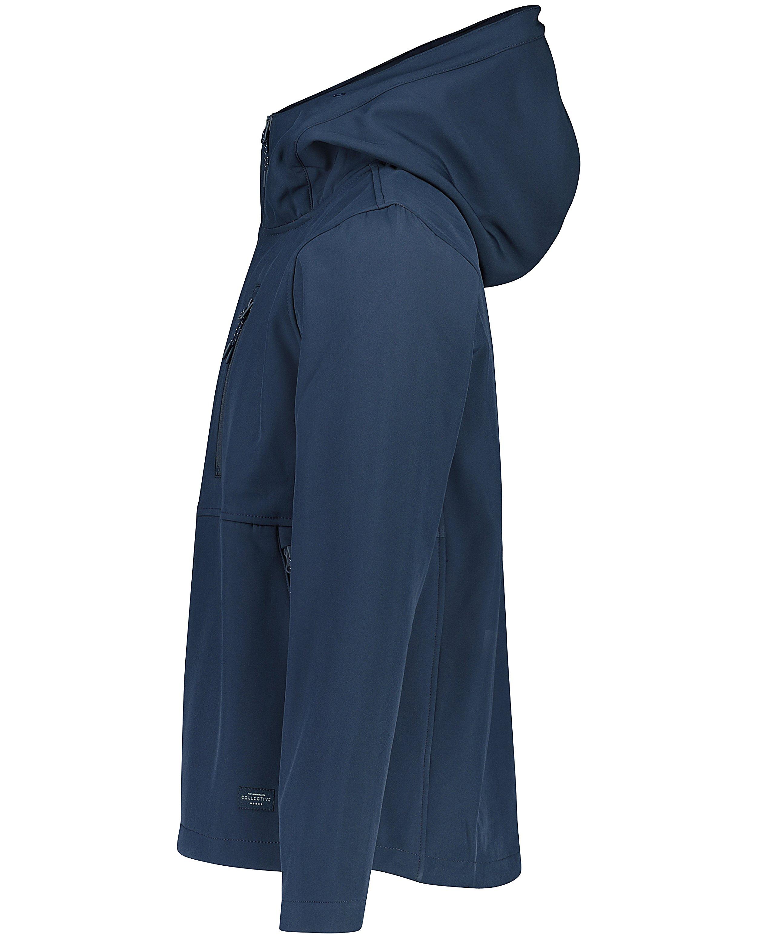 Poncho's en teddy's - Blauwe softshell jas