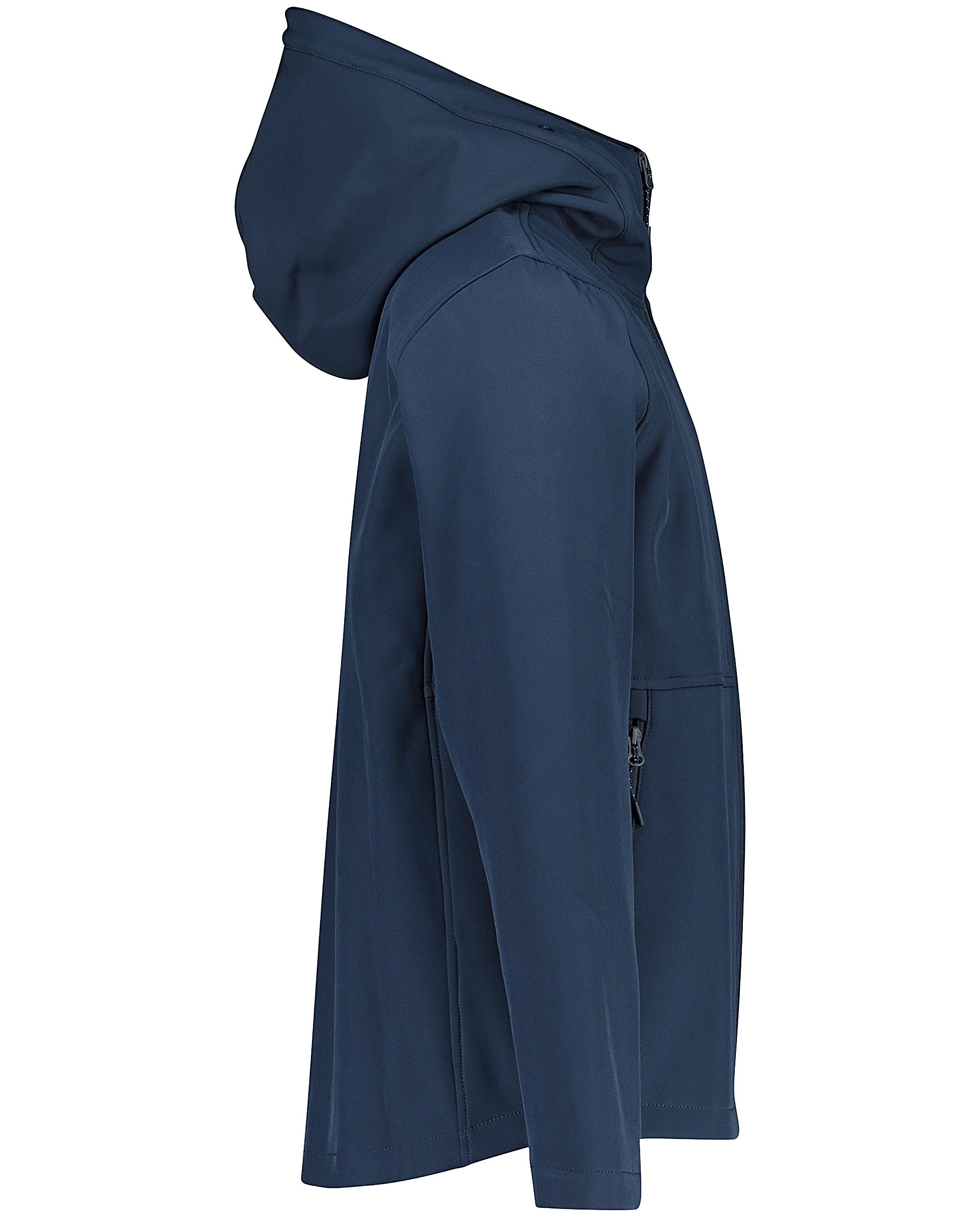 Poncho's en teddy's - Blauwe softshell jas