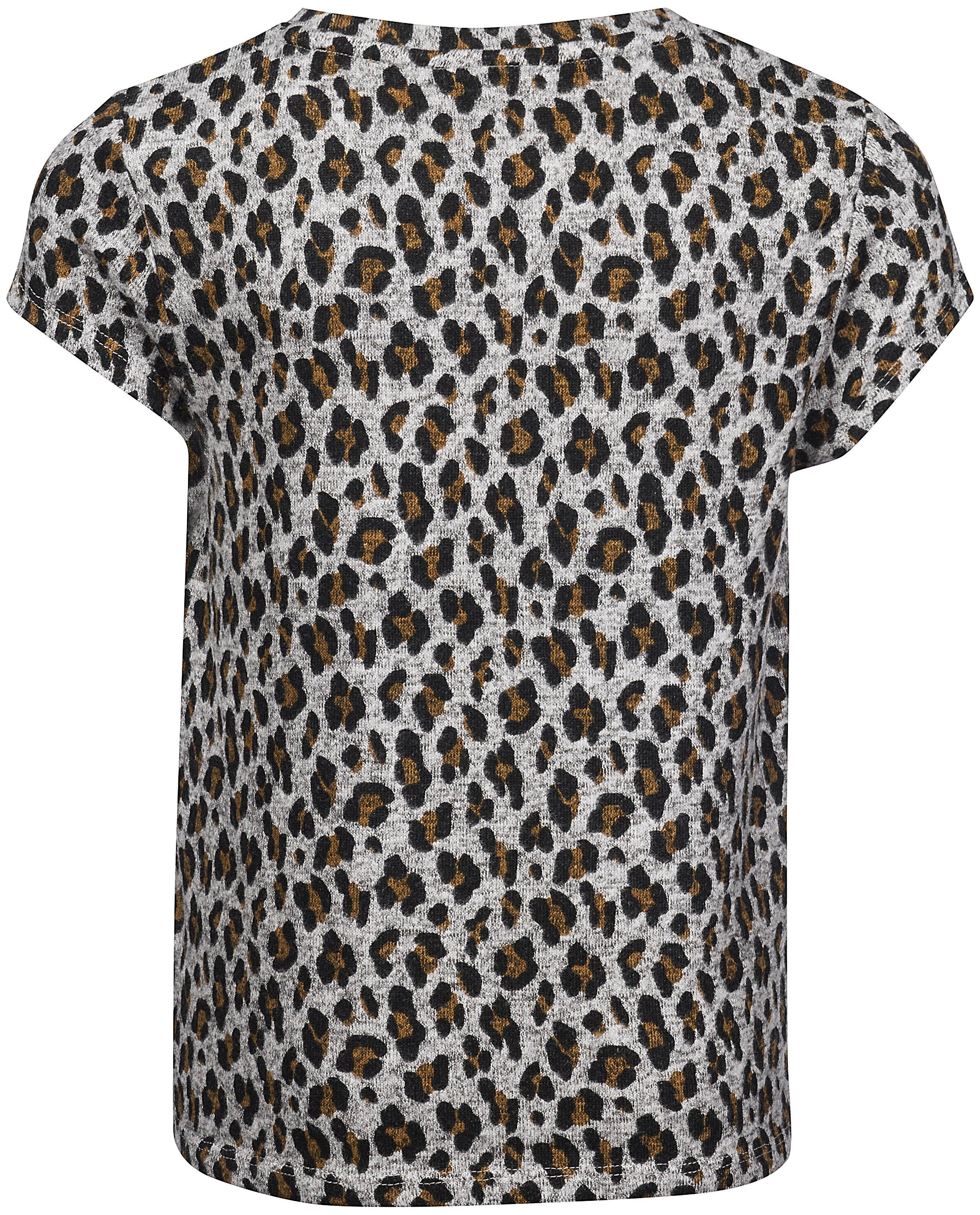 Grijs T-shirt met luipaardprint - Product Detail - meerkleurig - afbeelding nummer 6