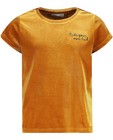 T-shirts - T-shirt brun orangé en velours