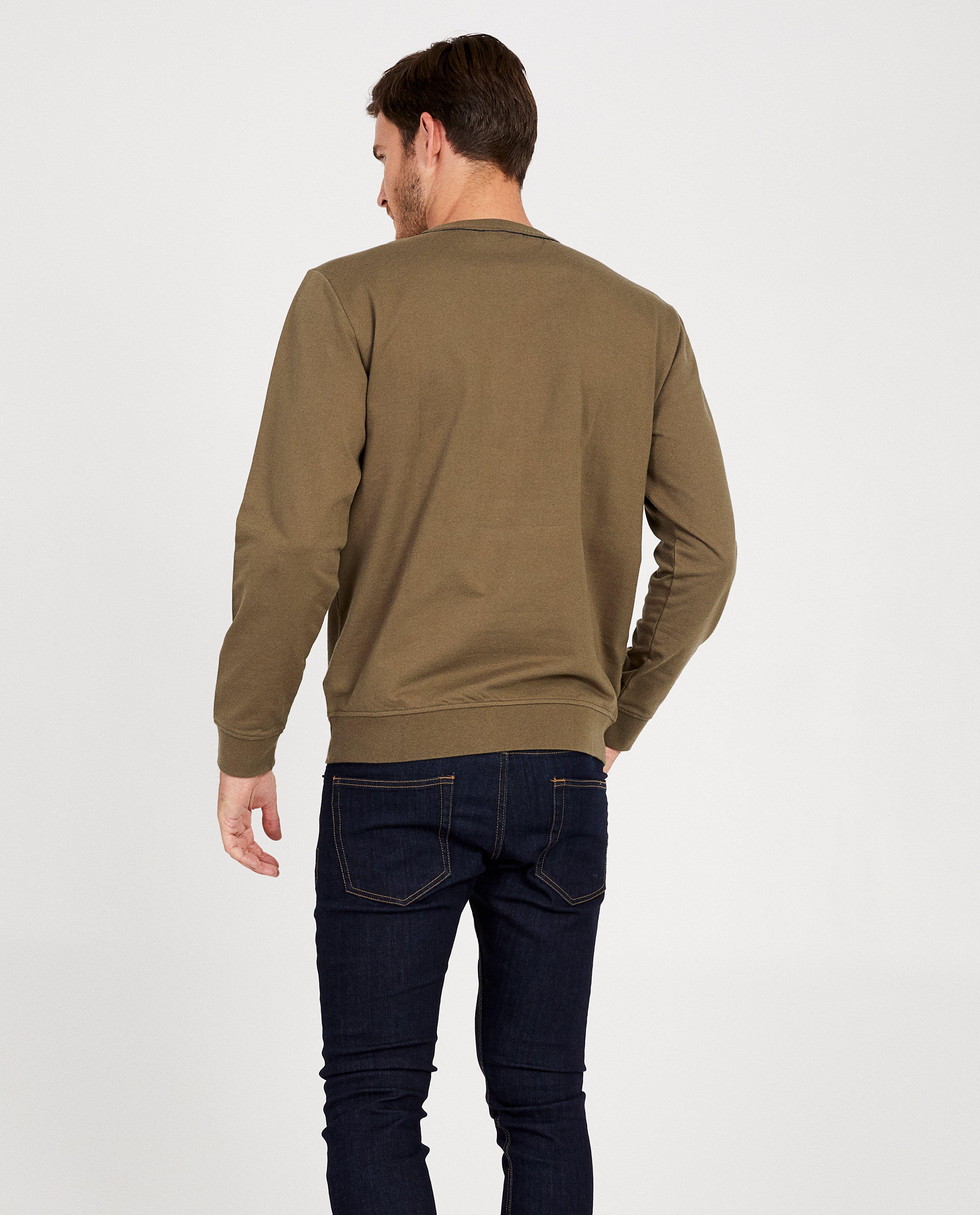 Sweats - Sweat kaki rayé