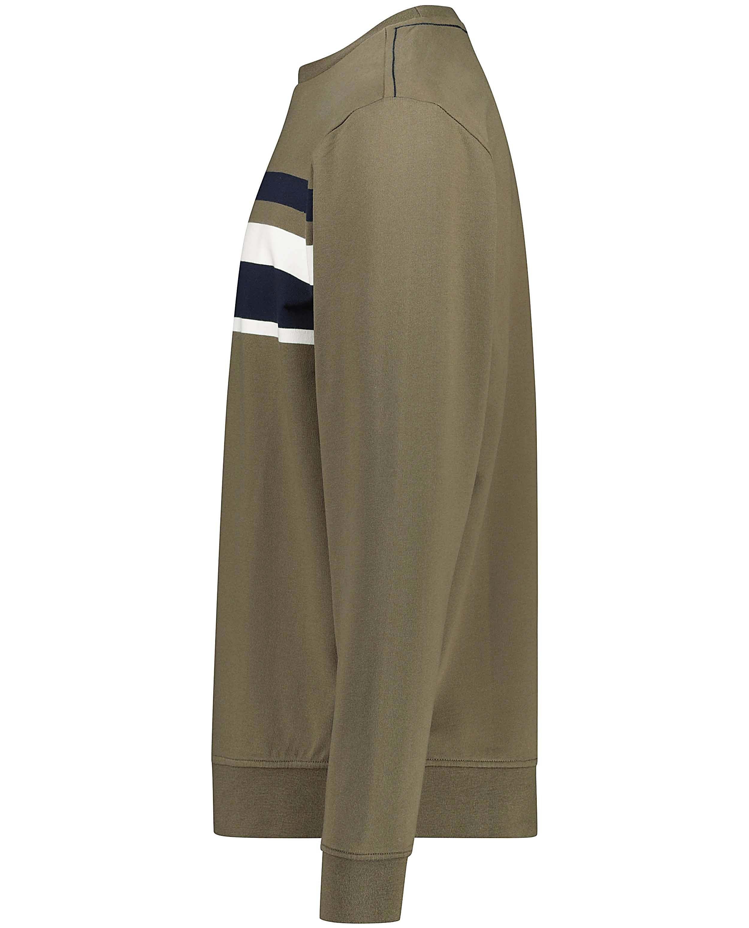 Sweats - Sweat kaki rayé