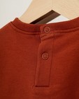 Sweaters - Terracotta sweater van biokatoen