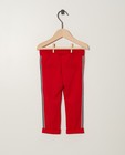 Pantalons - Pantalon molletonné rouge