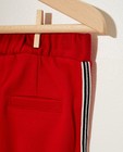 Pantalons - Pantalon molletonné rouge