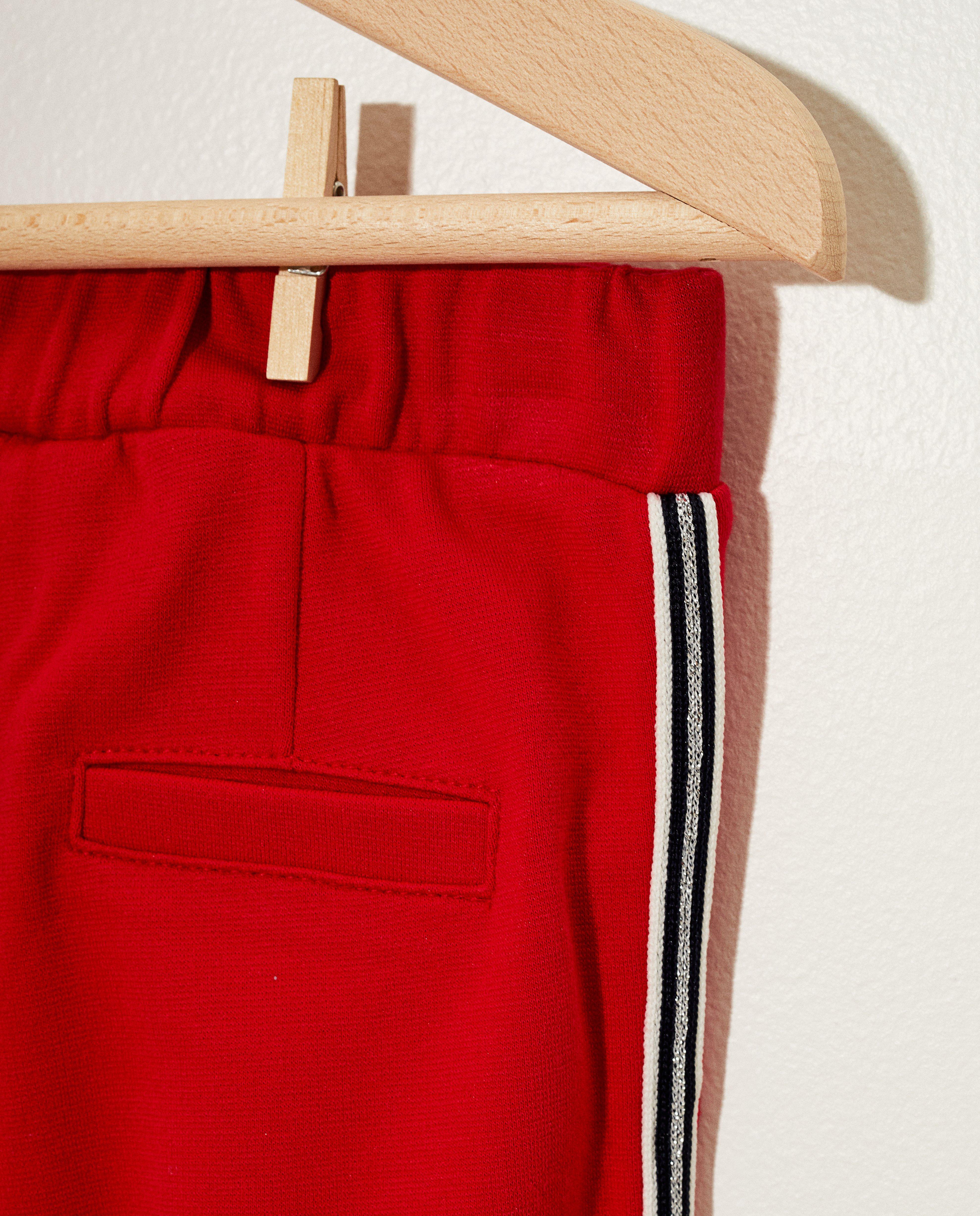 Broeken - Rood sweatbroekje