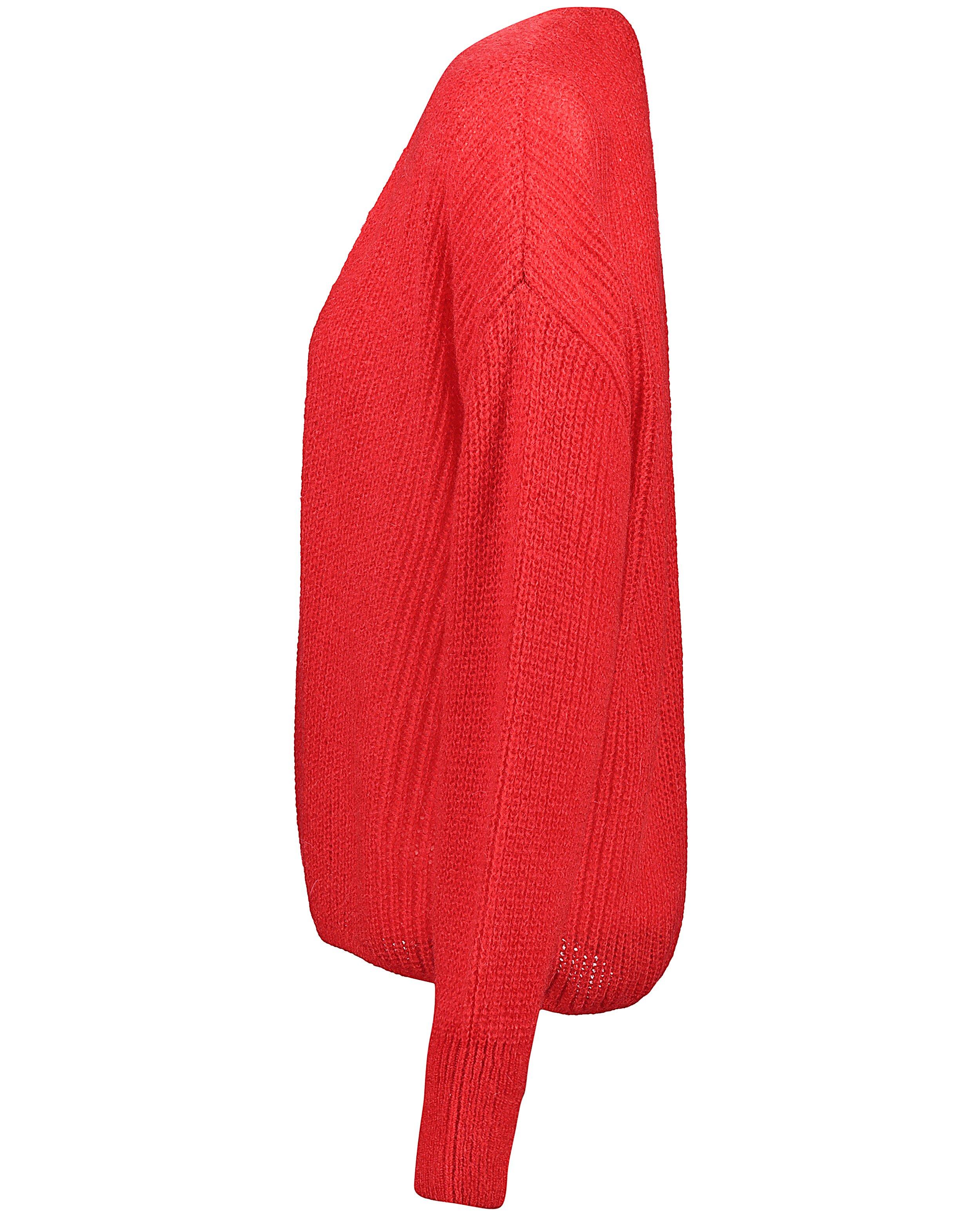 Cardigans - Rode cardigan van mohair