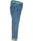 Broeken - Blauwe jeansbroek met riem Maya