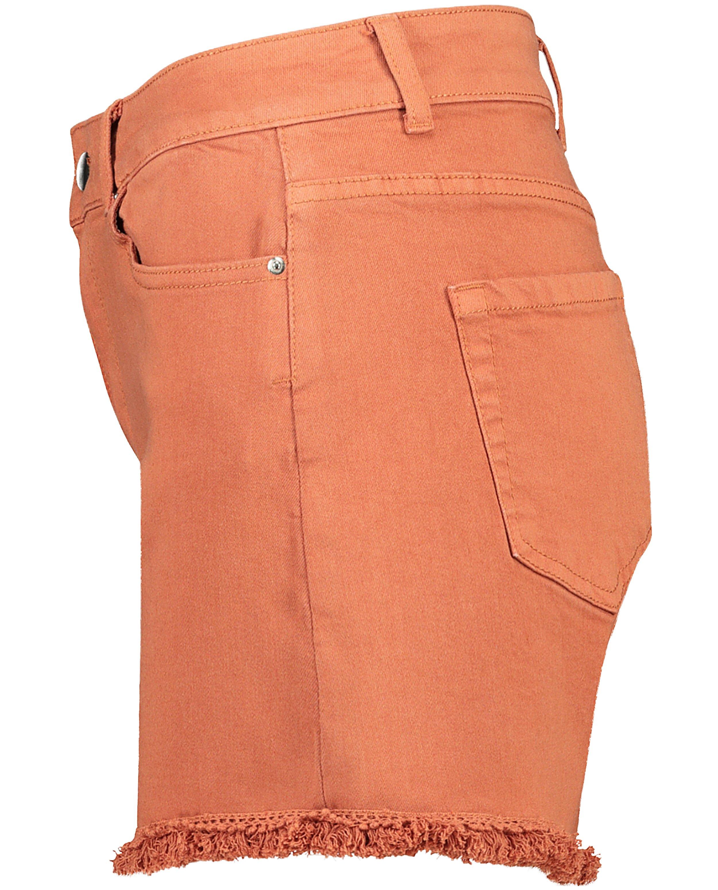 Shorten - Terracotta short met kwastjes