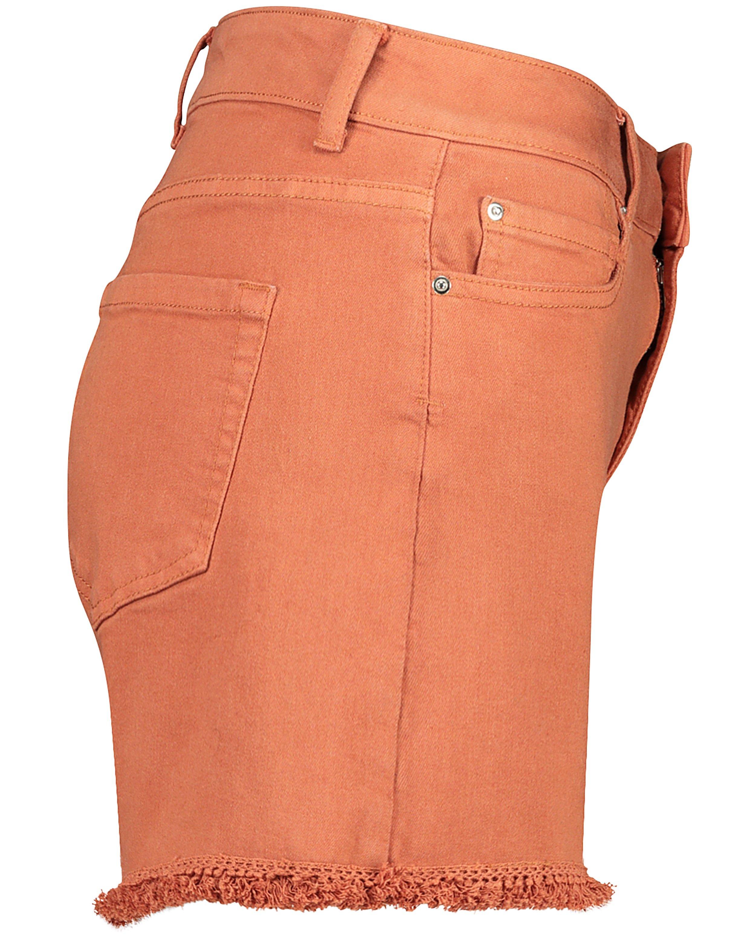 Shorten - Terracotta short met kwastjes