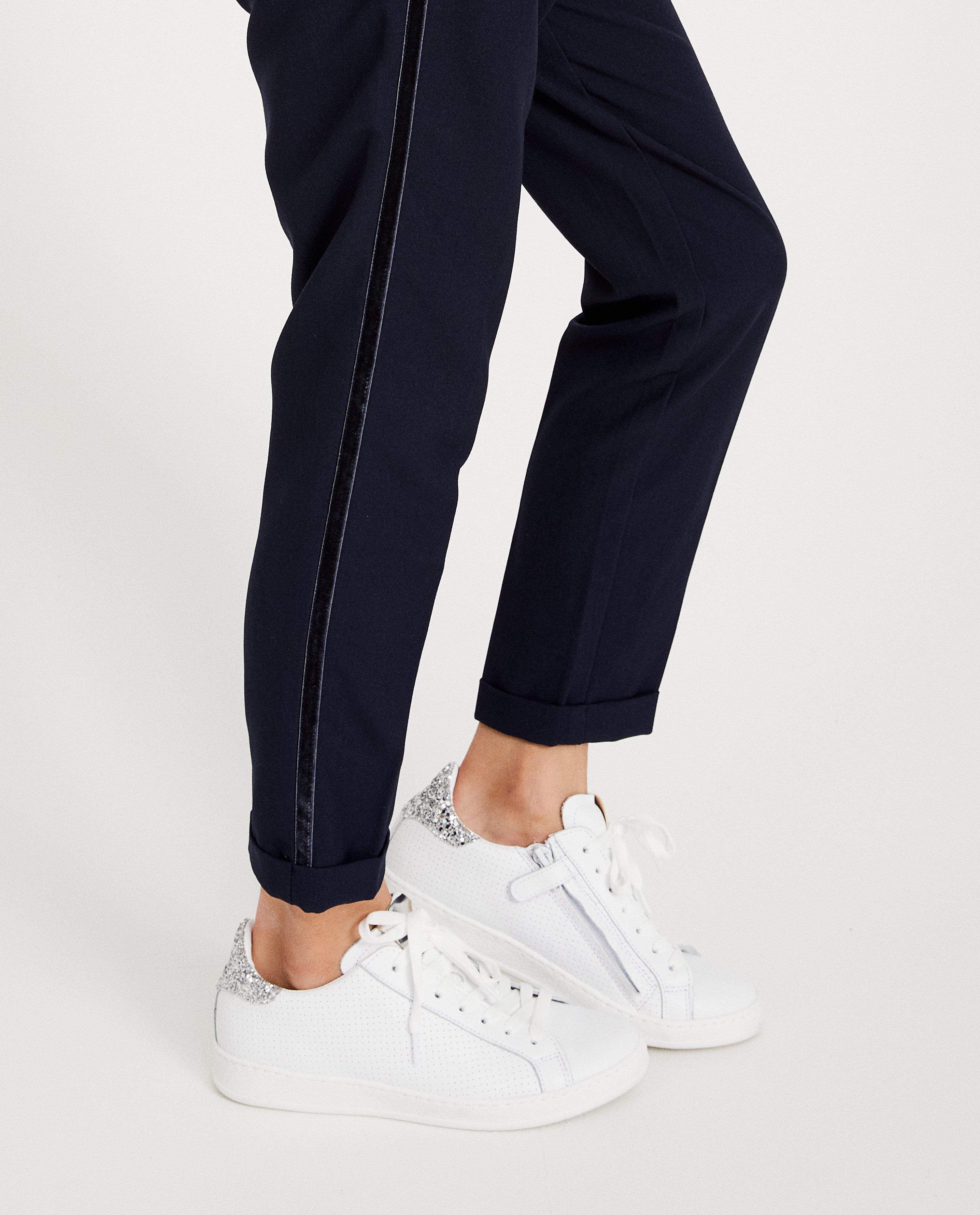 Marineblauwe broek - Product Detail - donkerblauw - afbeelding nummer 4