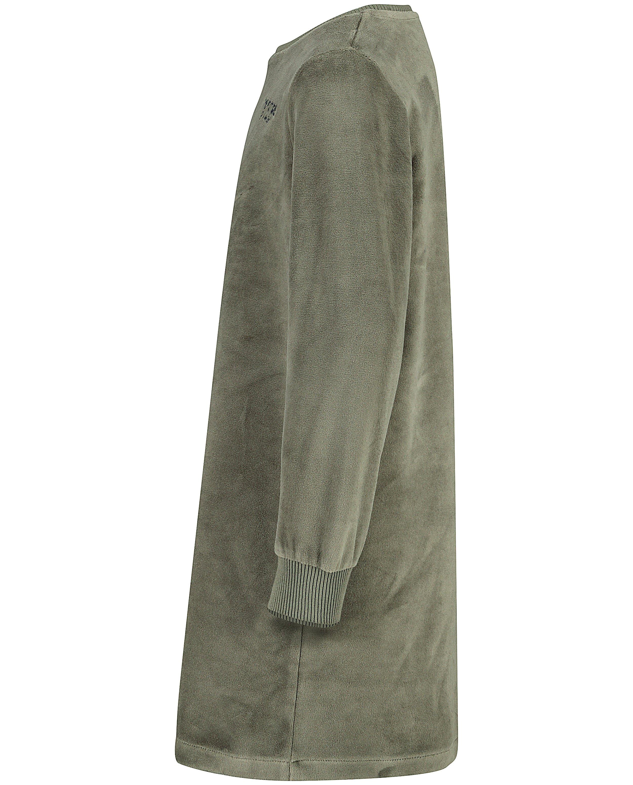 Robes - Robe molletonnée verte