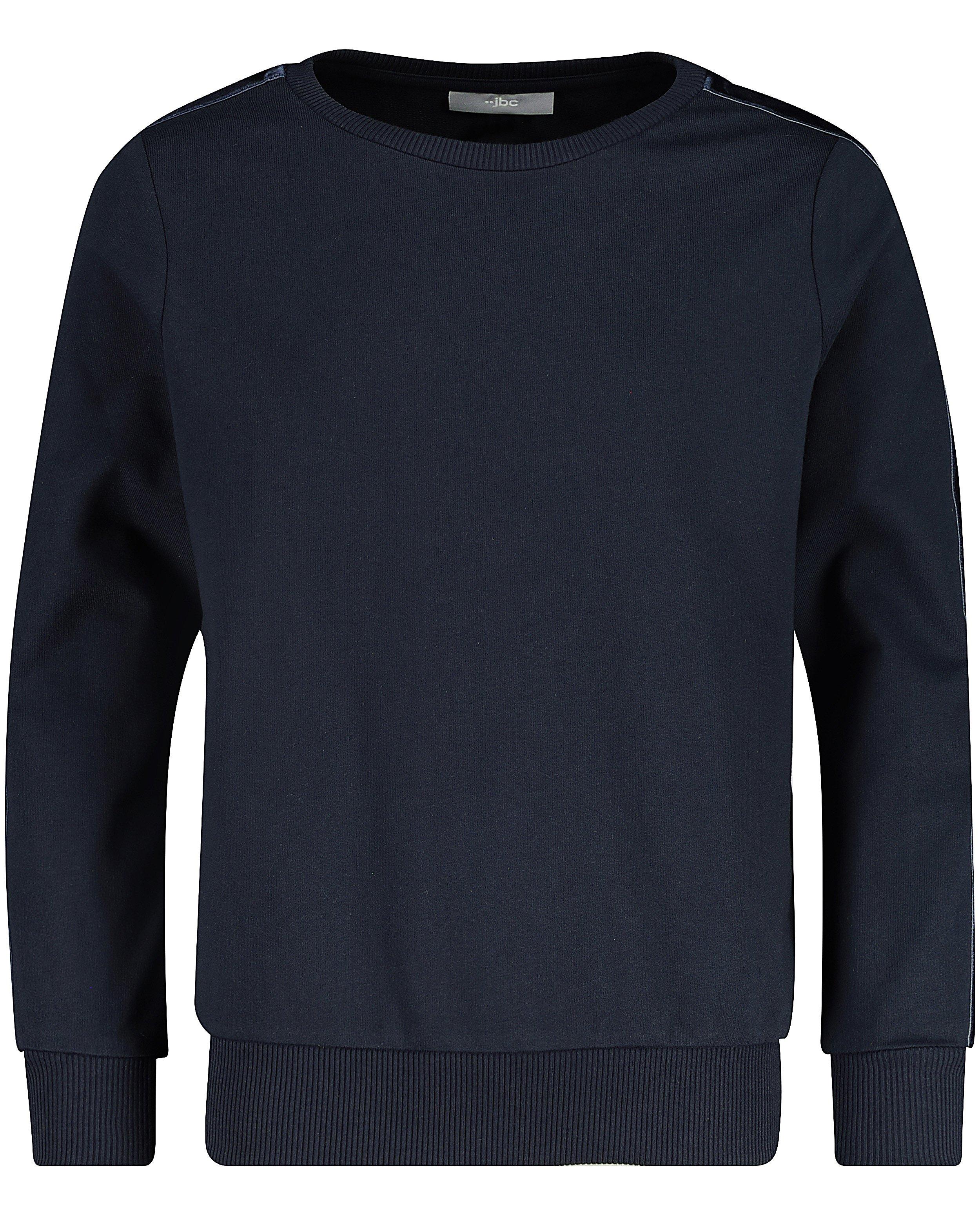 Sweats - Sweat bleu marine avec du velours
