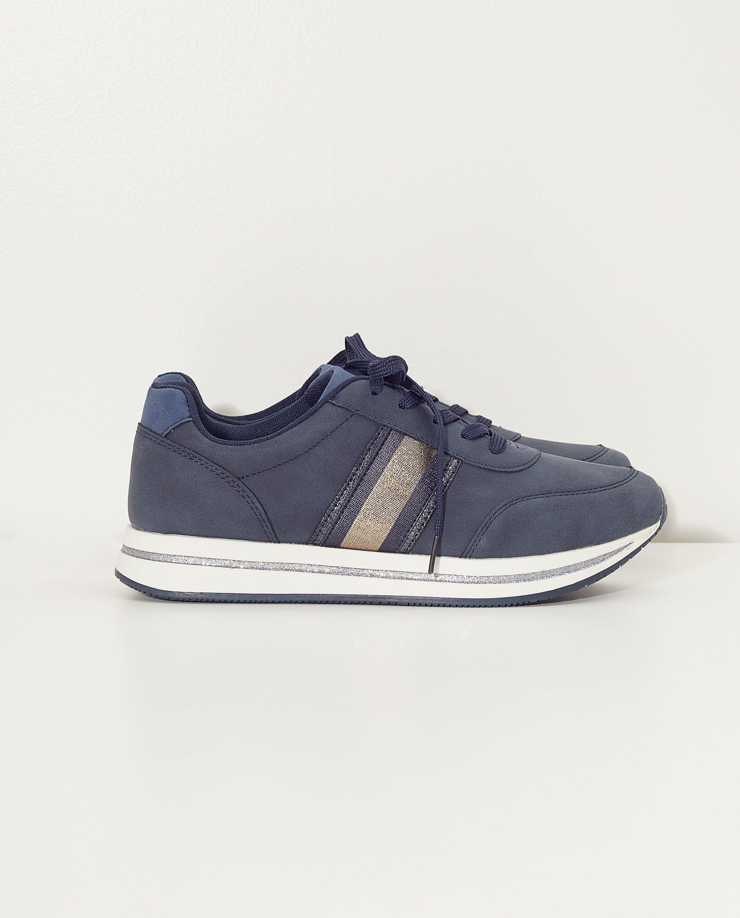 Blauwe sneakers - met glitter - Sprox