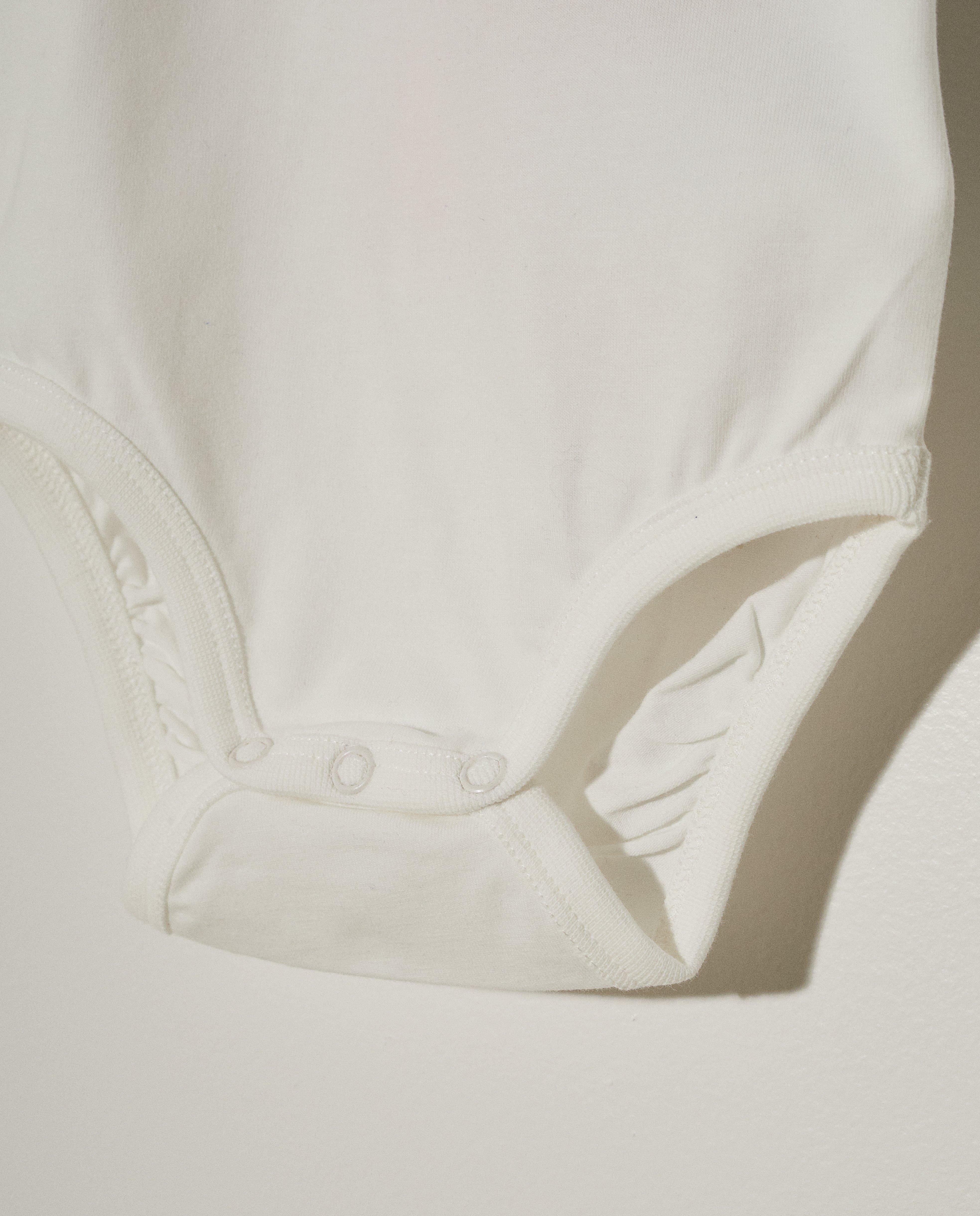 Onesies - Witte romper met strepen Baptiste