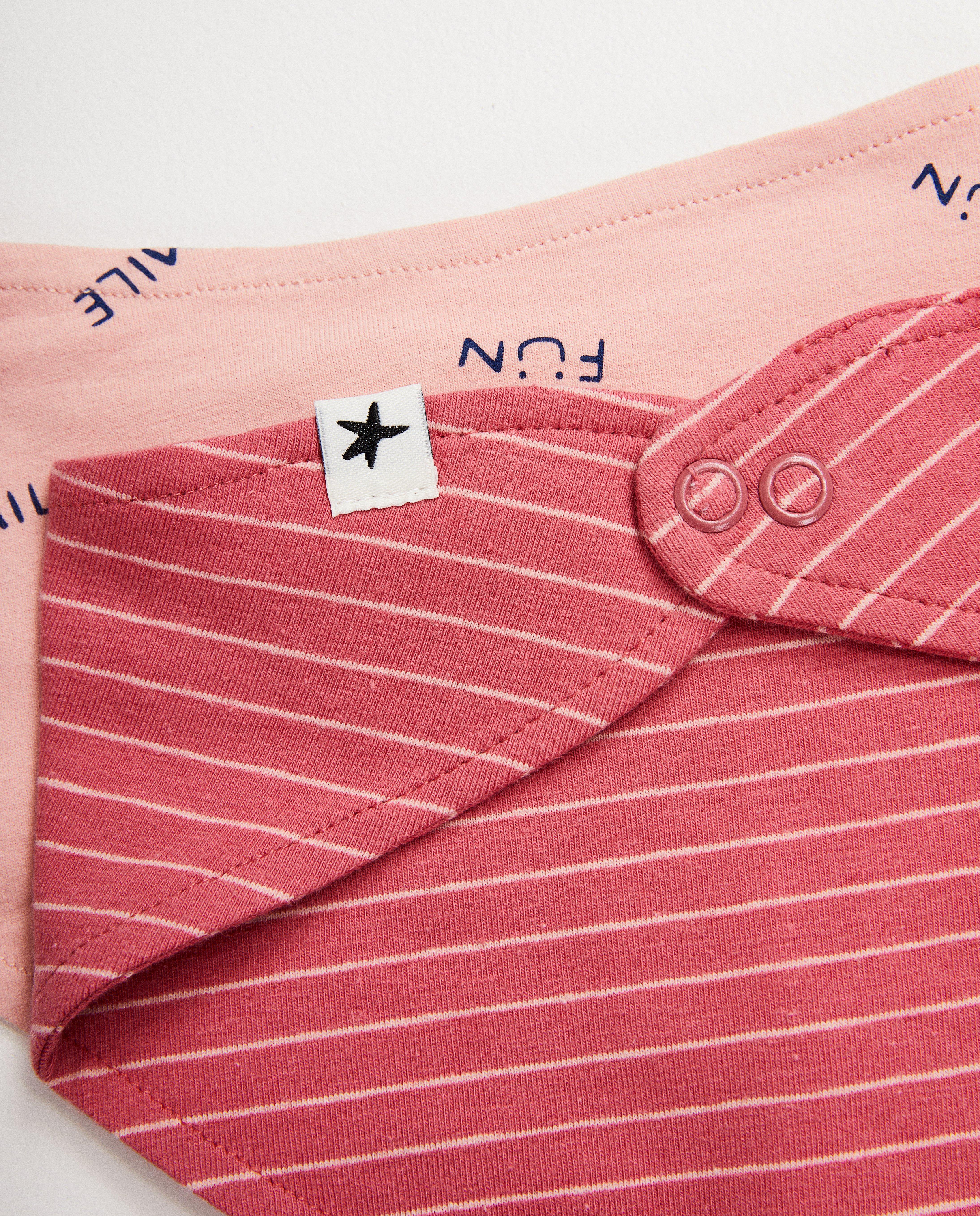Accessoires pour bébés - 2 bavoirs en coton bio