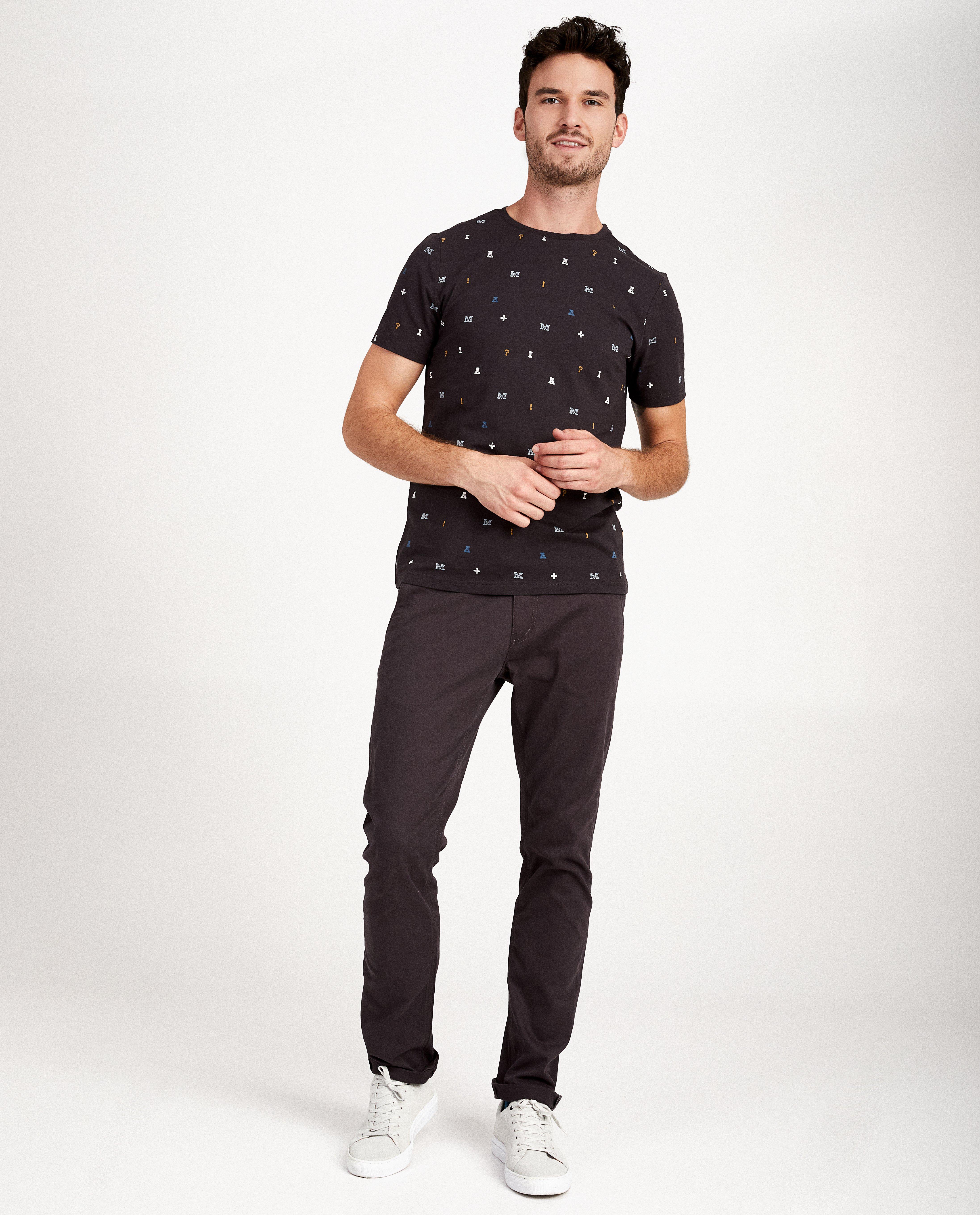 T-shirt van biokatoen I AM - met print - I AM
