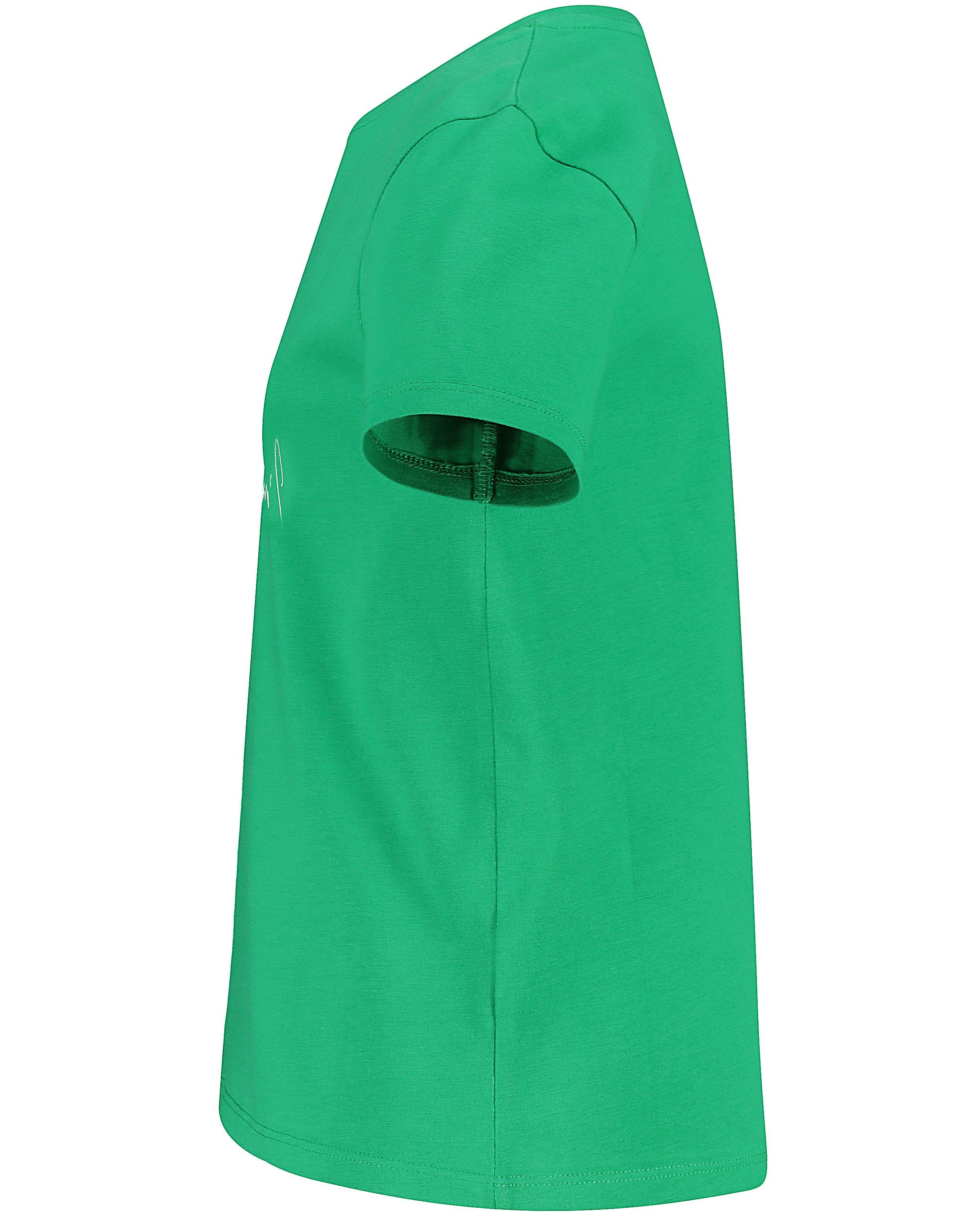 T-shirts - Groen T-shirt met opschrift