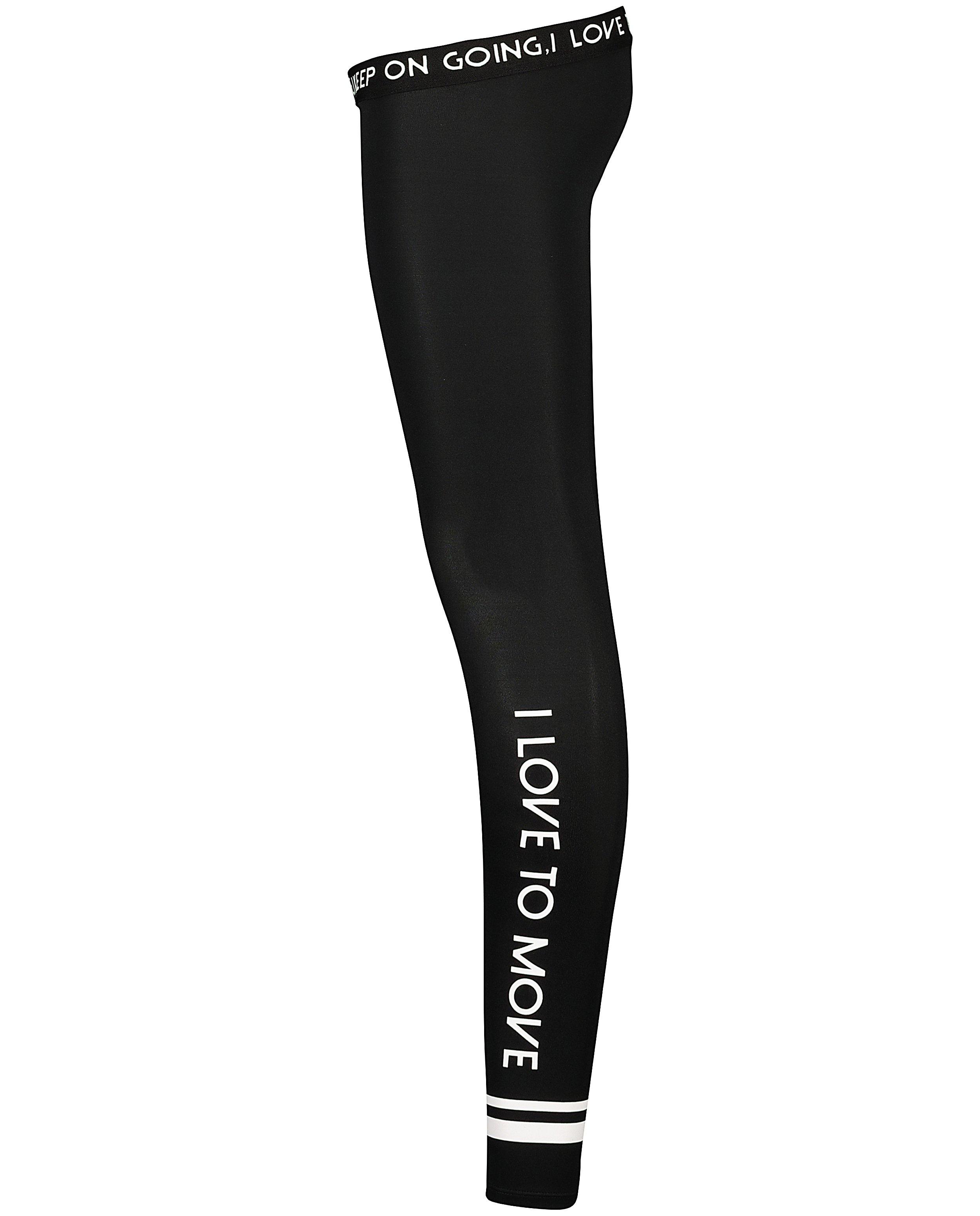 Leggings - Zwarte legging met wit opschrift