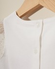 Robes - Robe blanche avec du tulle rose