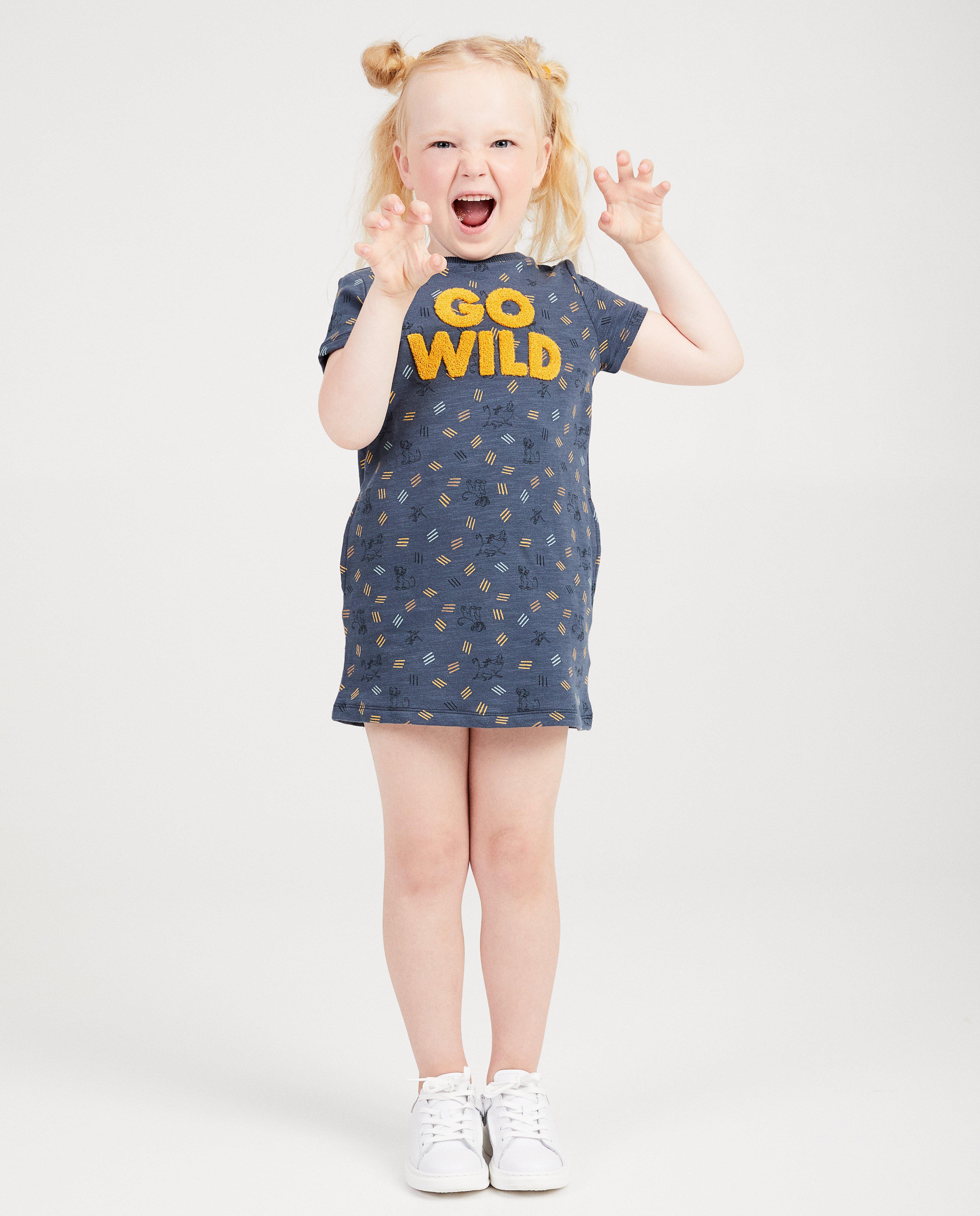 Robe bleu gris Le Roi Lion, Disney - avec inscription - Lion King