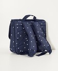 Handtassen - Blauw boekentasje met print