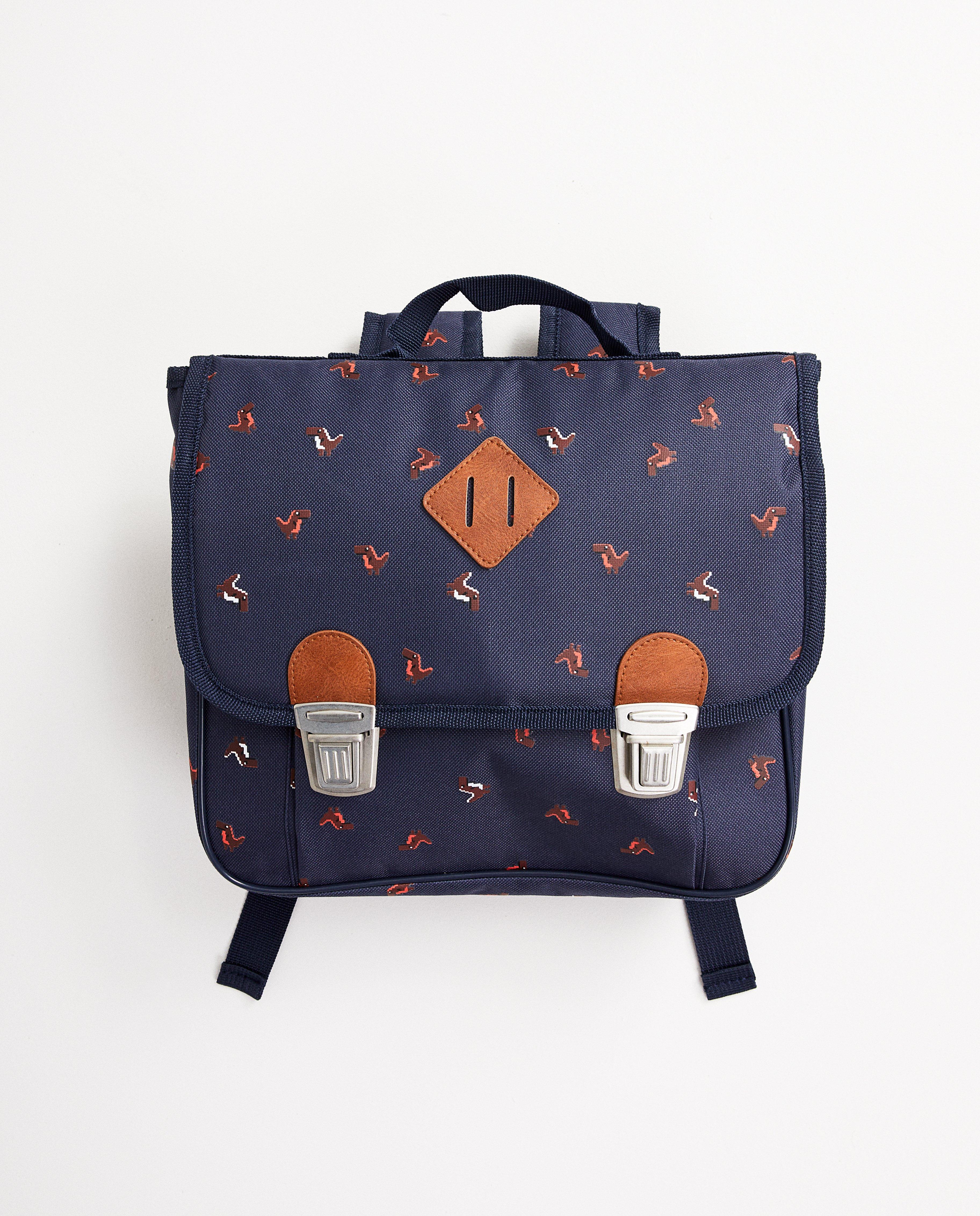Cartable bleu - imprimé intégral - JBC