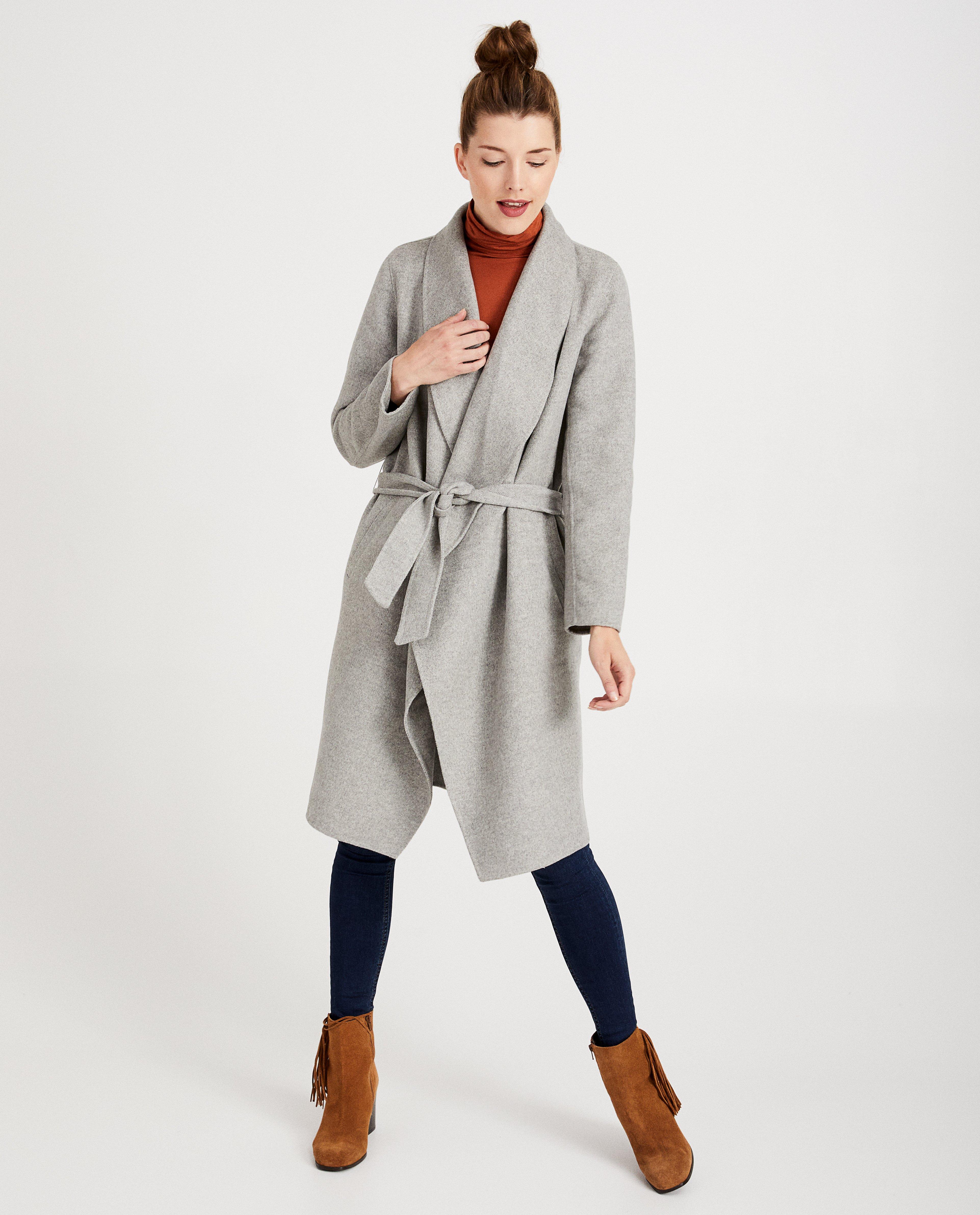Wollen mantel Sora - wol blend - JBC