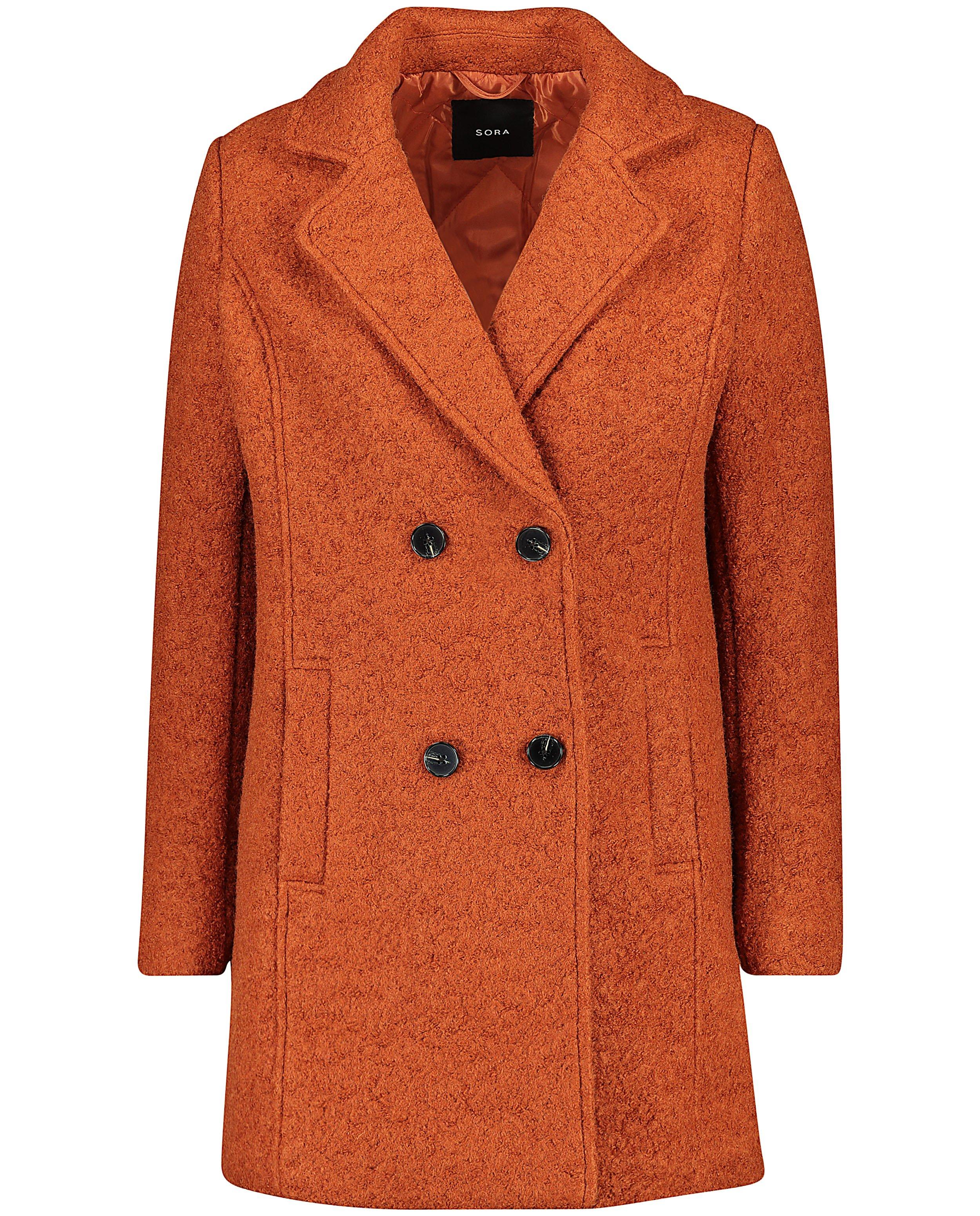 Manteaux d'hiver - Manteau rouille mi-long