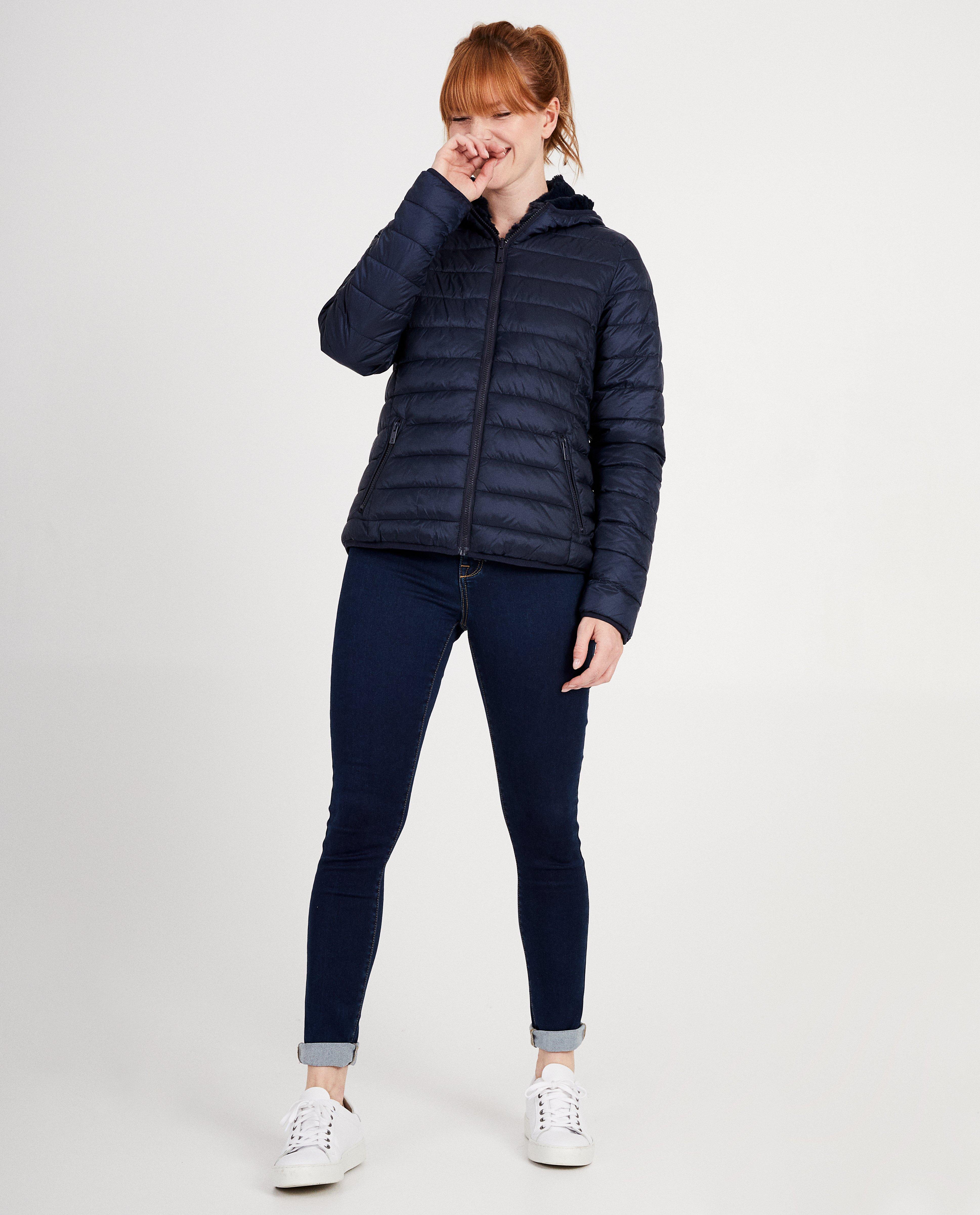 Doudoune bleu fonc&eacute; r&eacute;versible - D&eacute;tails du produit - bleu fonc&eacute; - image num&eacute;ro 1