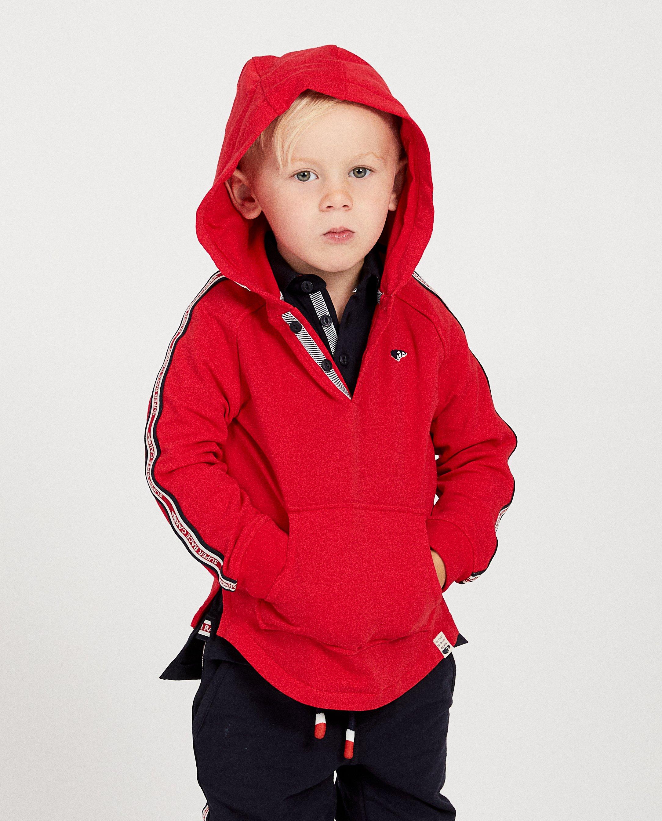 Rode hoodie Rox - Product Detail - felrood - afbeelding nummer 2