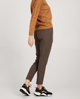 Pantalons - Pantalon brun à imprimé