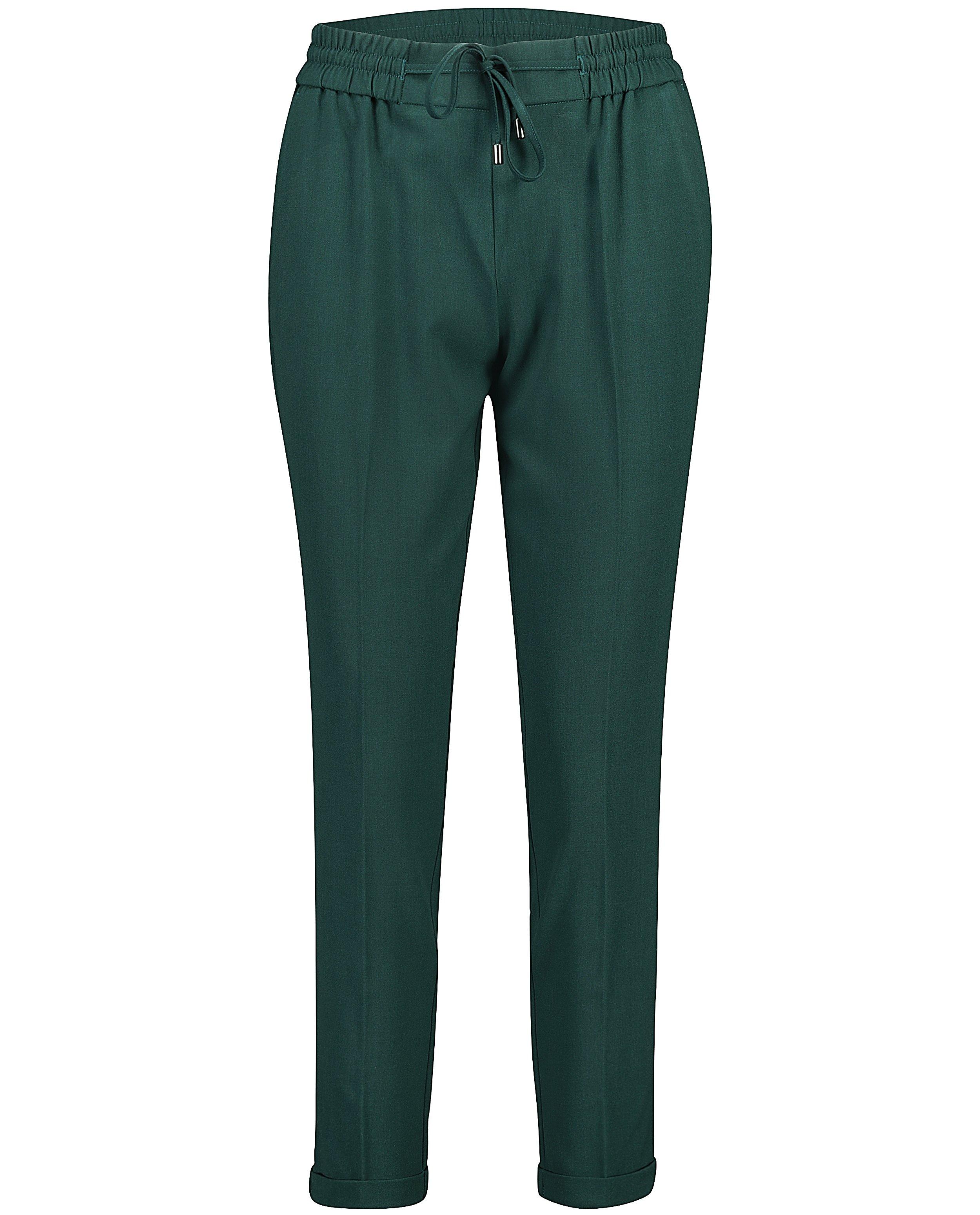 Pantalons - Pantalon vert foncé