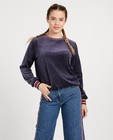 Sweaters - Blauwe sweater van fluweel