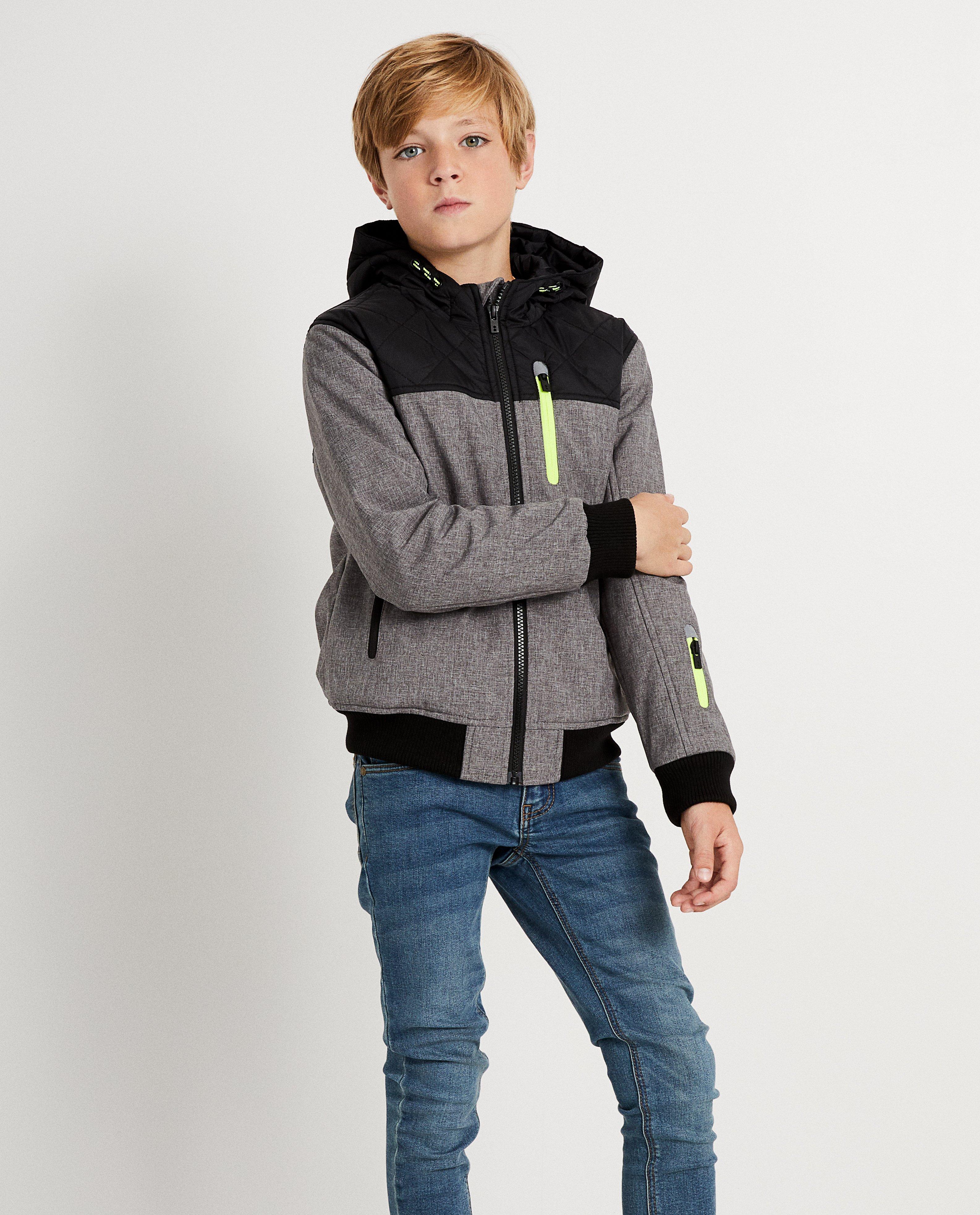 Poncho's en teddy's - Grijze jas