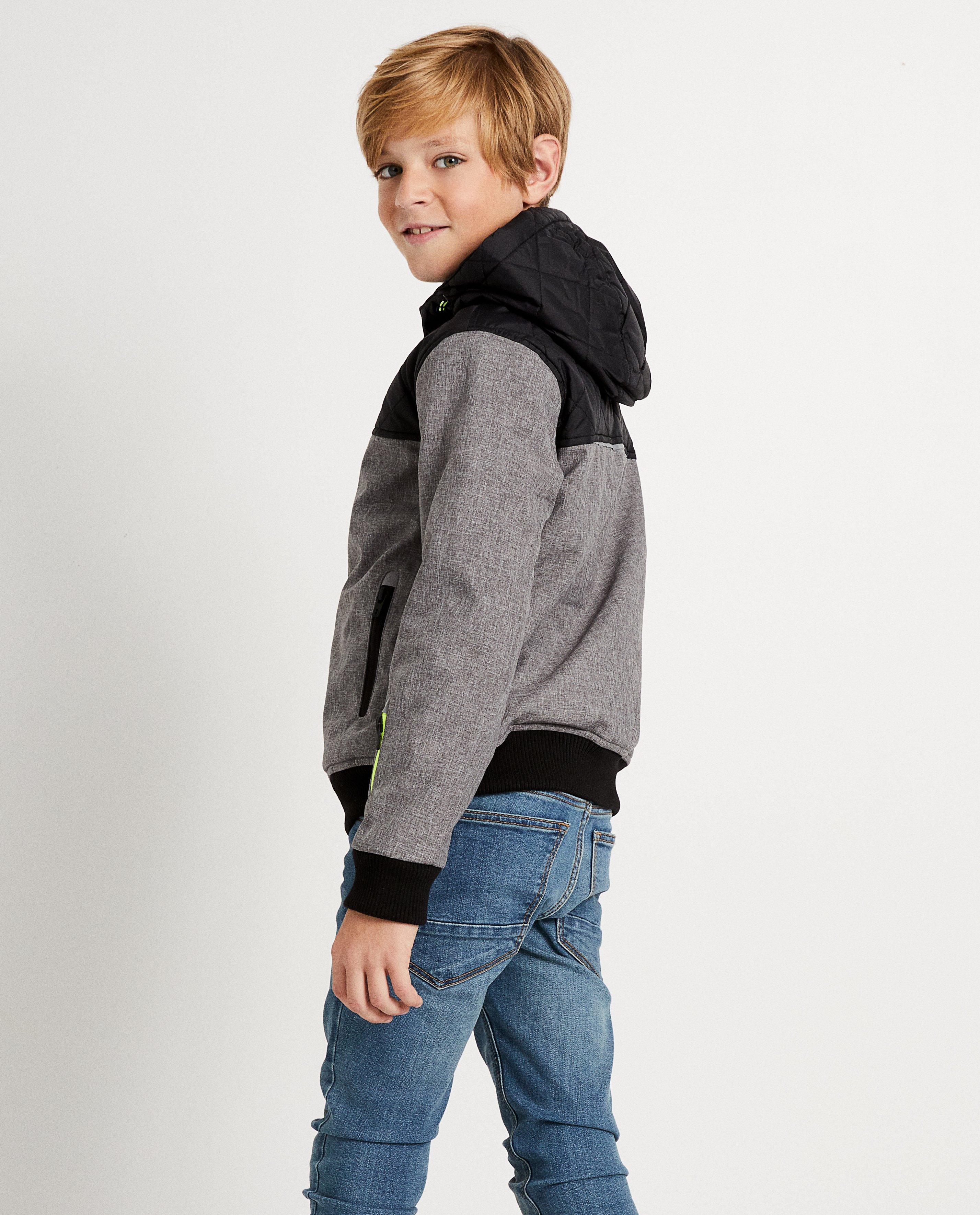 Poncho's en teddy's - Grijze jas