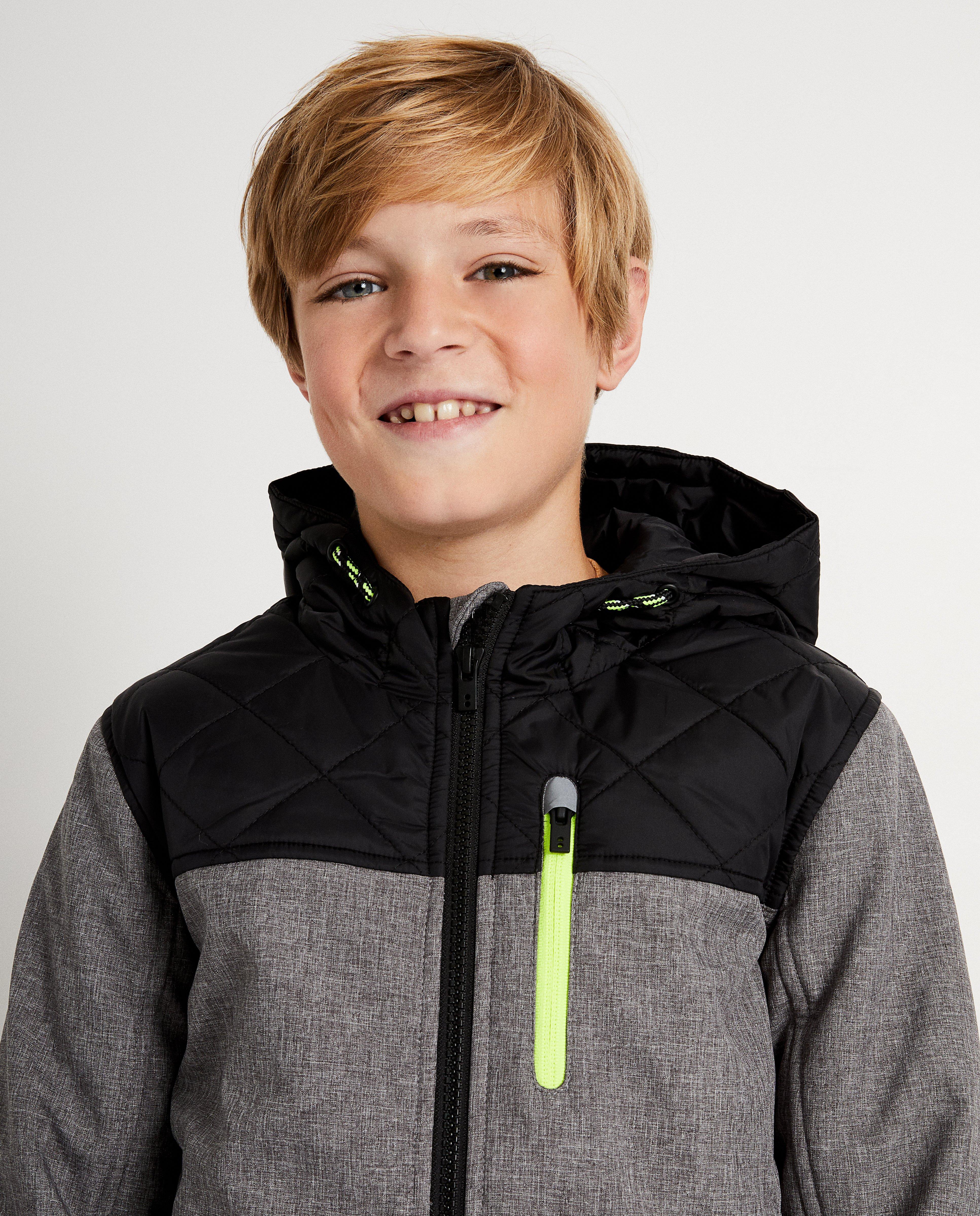 Poncho's en teddy's - Grijze jas