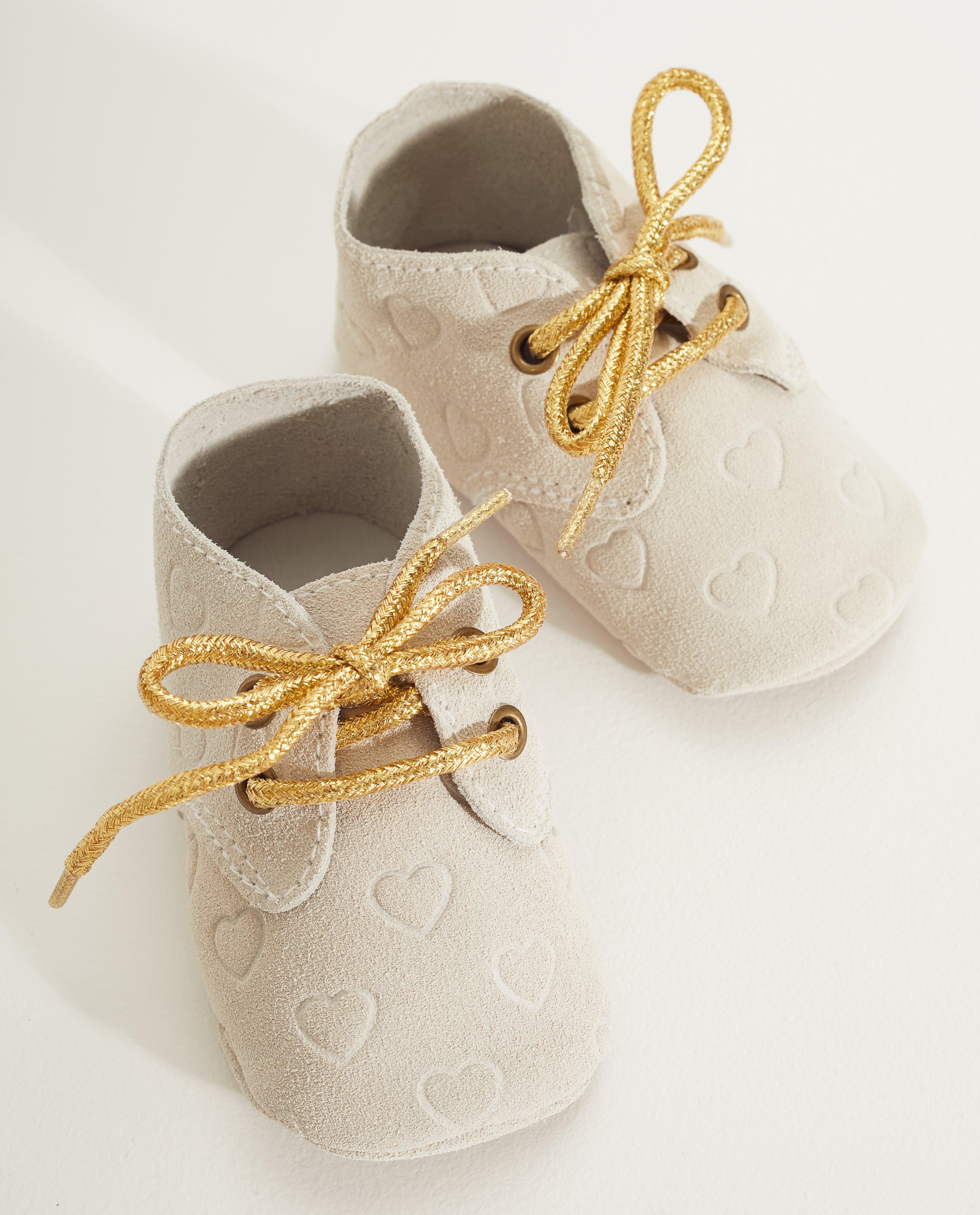 Schoenen - Ecru babyschoentjes Feest