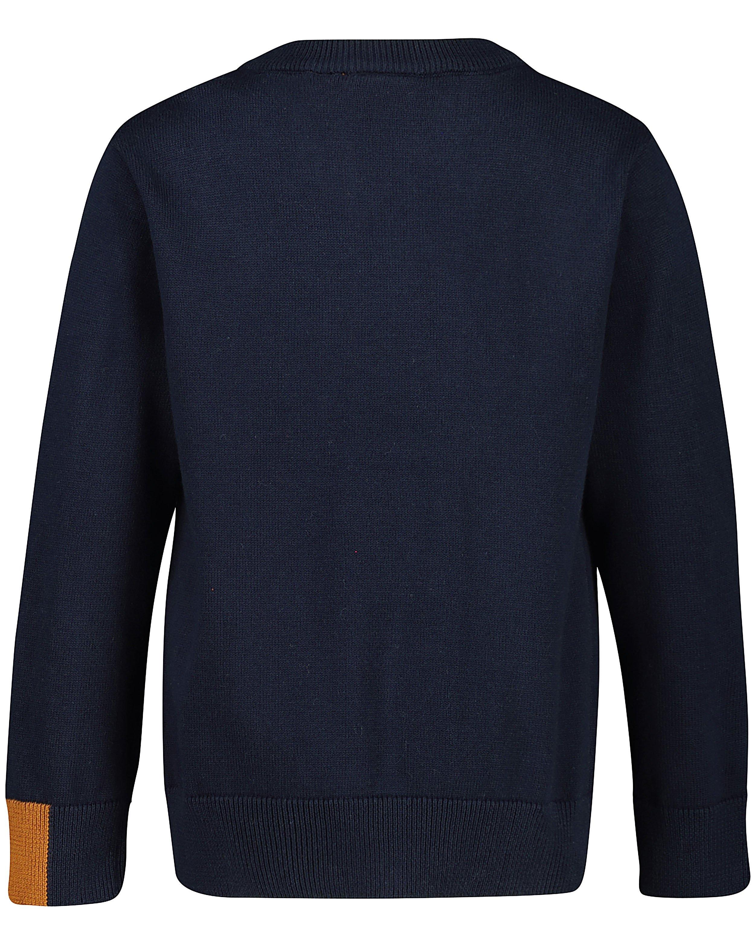 Pulls - Pull bleu avec singe Kathy