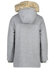 Winterjassen - Grijze jas met faux-fur