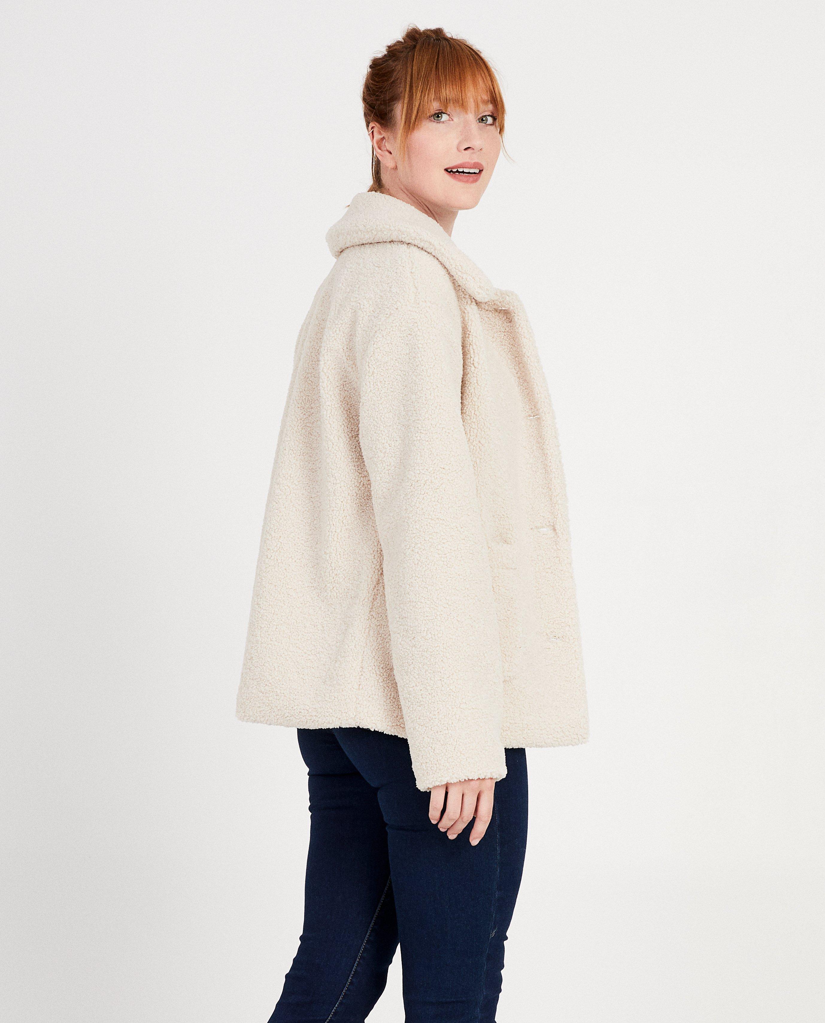 Poncho's en teddy's - Witte jas Sora