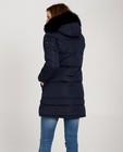 Parka's - Donkerblauwe jas met faux-fur Sora