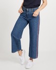 Jeans - Jupe-culotte bleue, bande