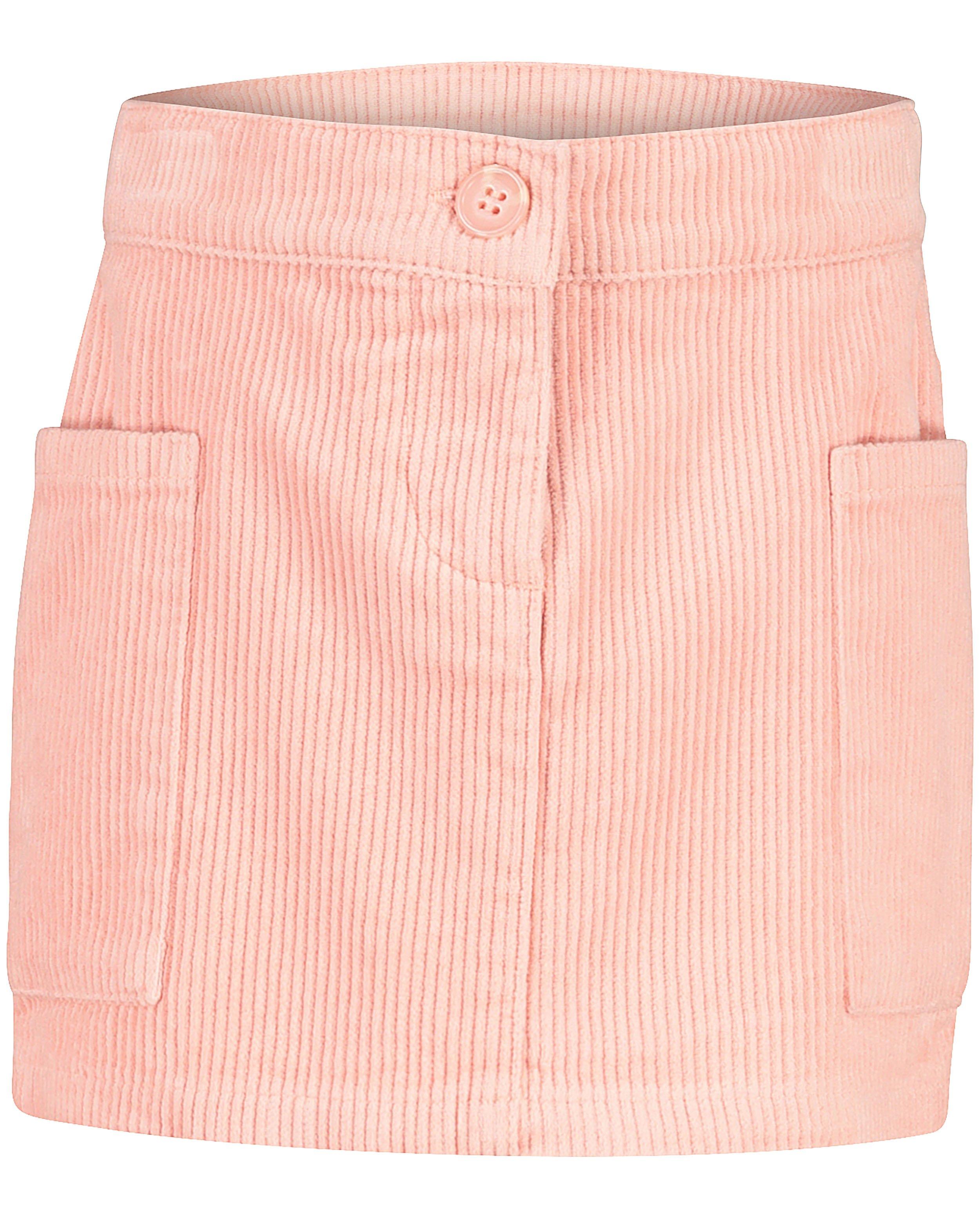 Jupes - Jupe rose, velours côtelé