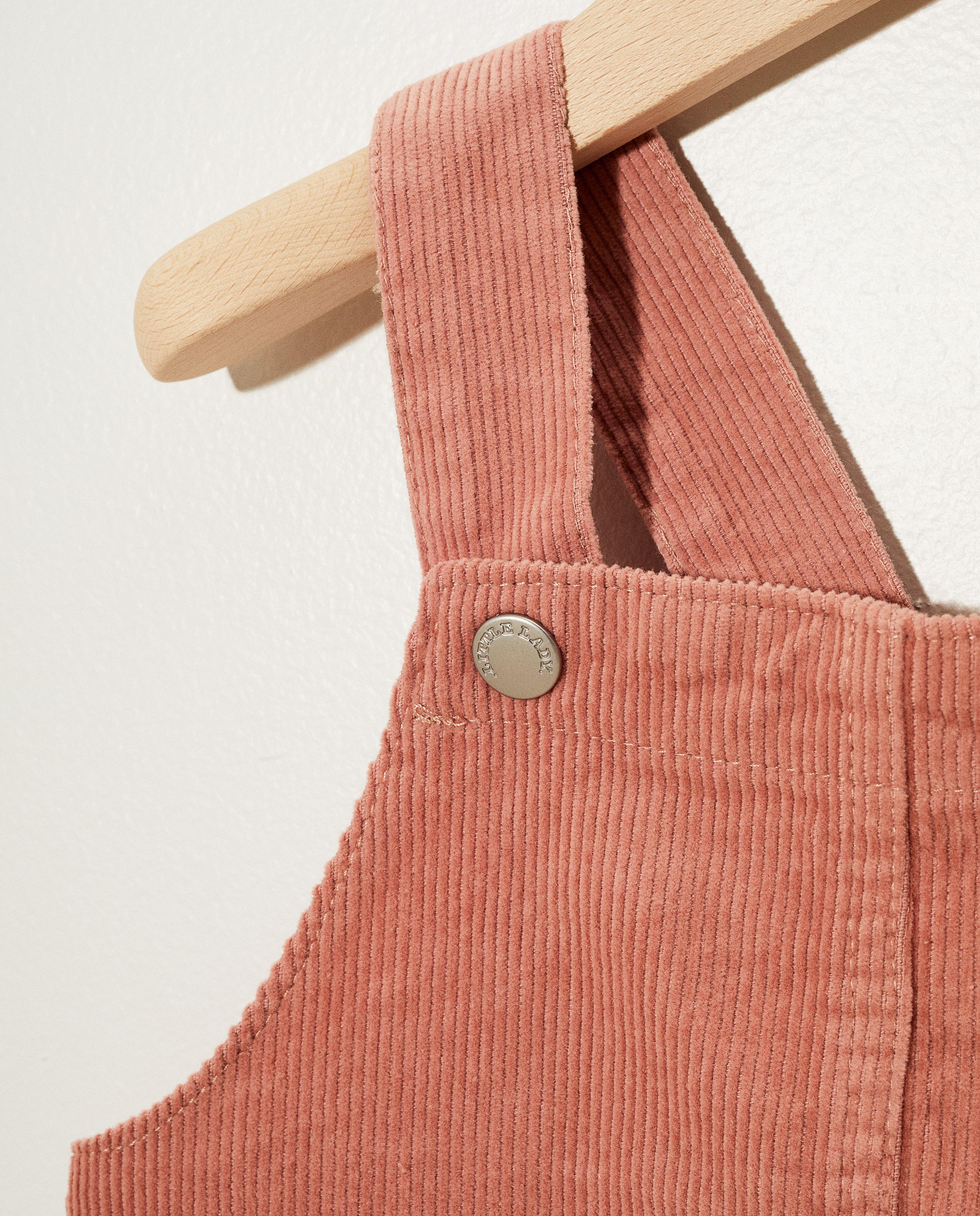 Roze salopettejurk in ribfluweel - Product Detail - roze - afbeelding nummer 3