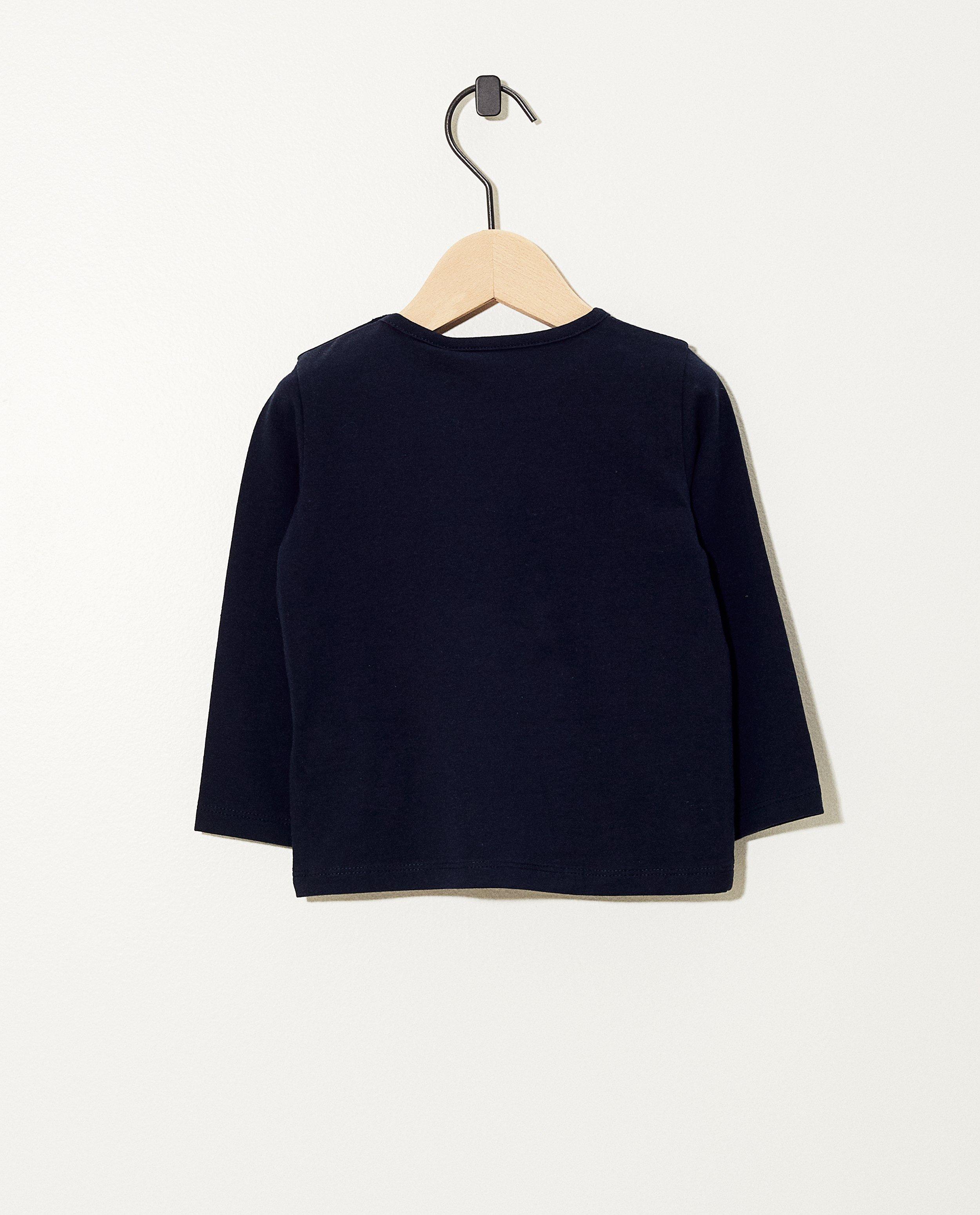 T-shirts - T-shirt bleu à manches longues