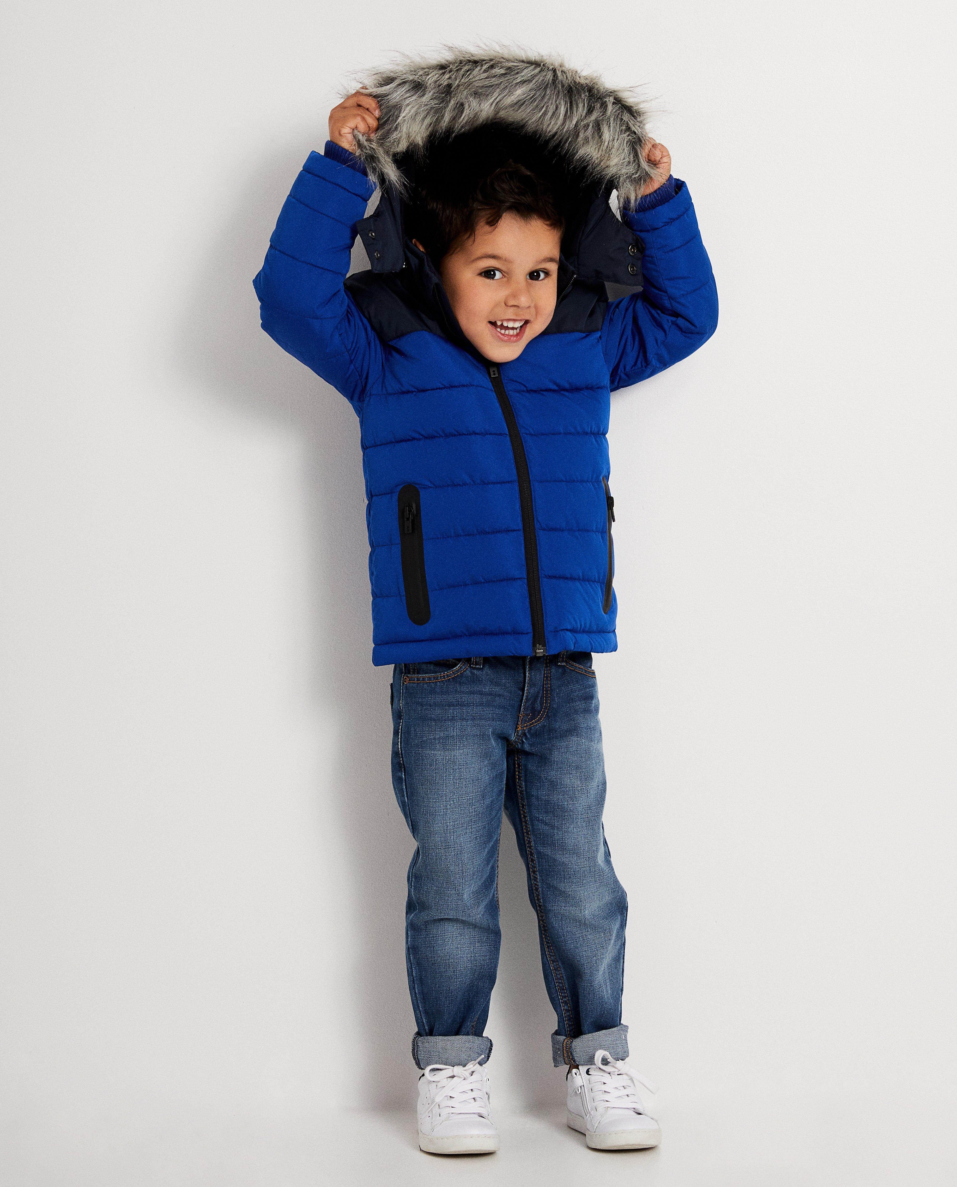 Waterafstotende kobaltblauwe jas - Product Detail - donkerblauw - afbeelding nummer 1