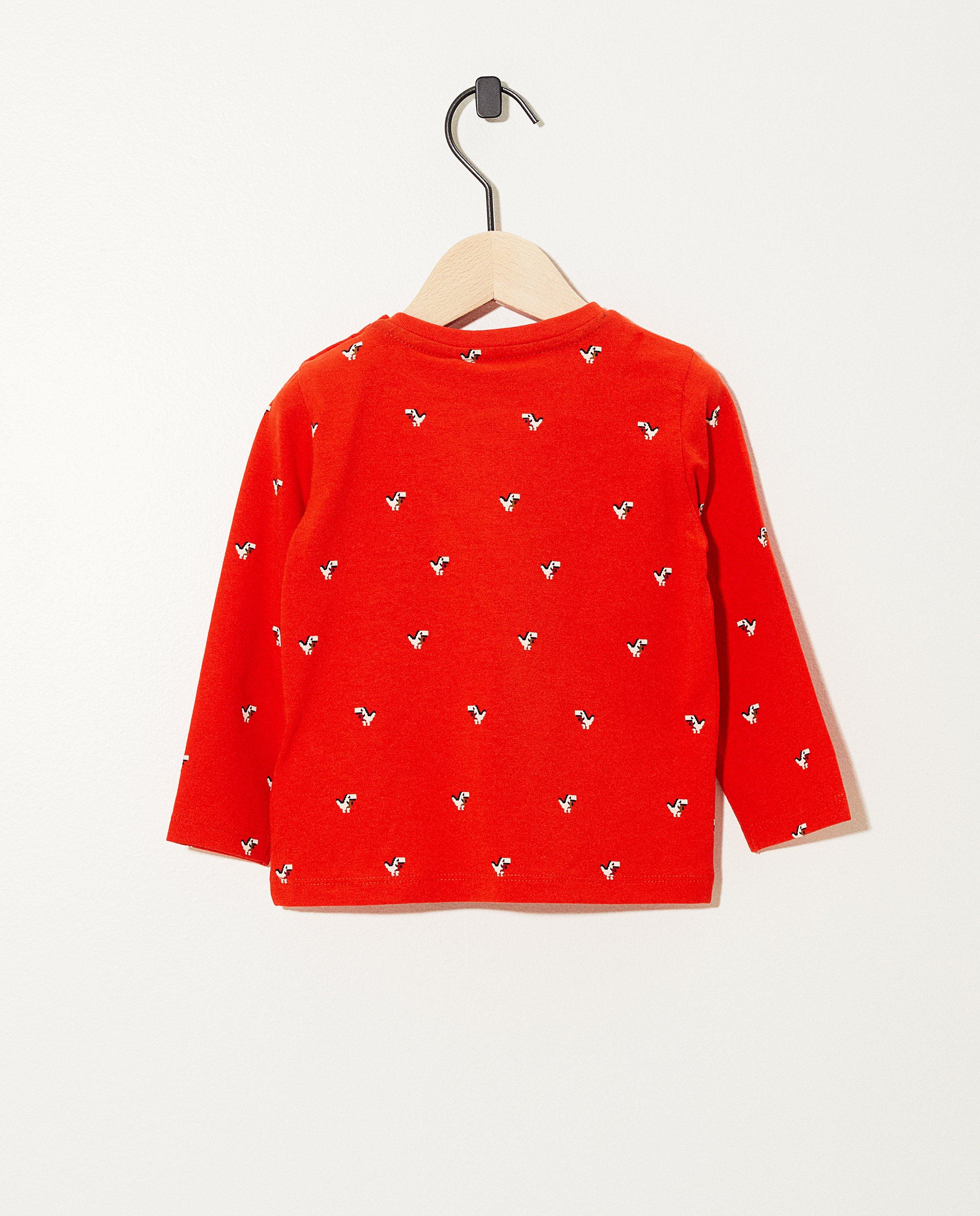 T-shirts - T-shirt rouge à manches longues
