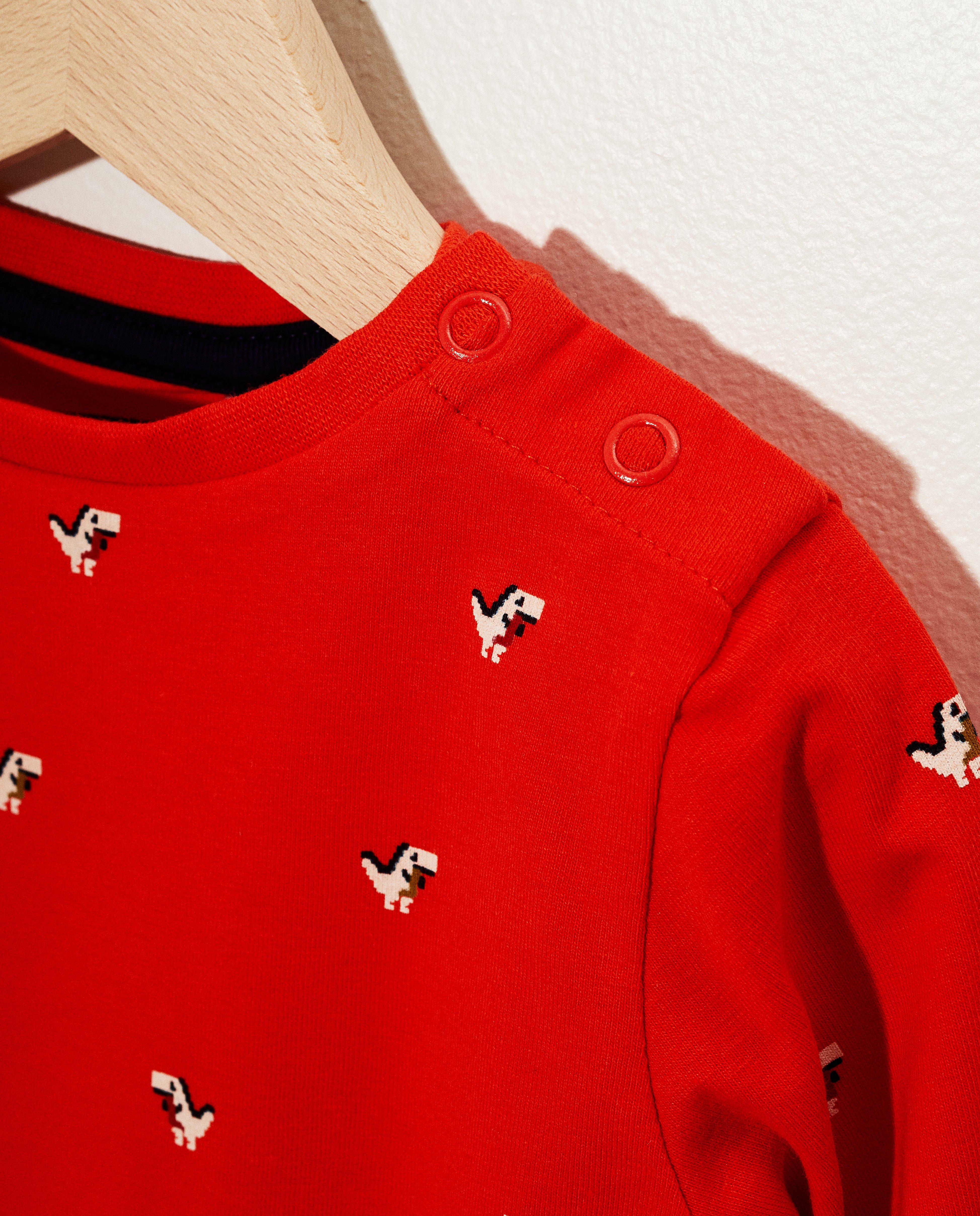 T-shirts - T-shirt rouge à manches longues