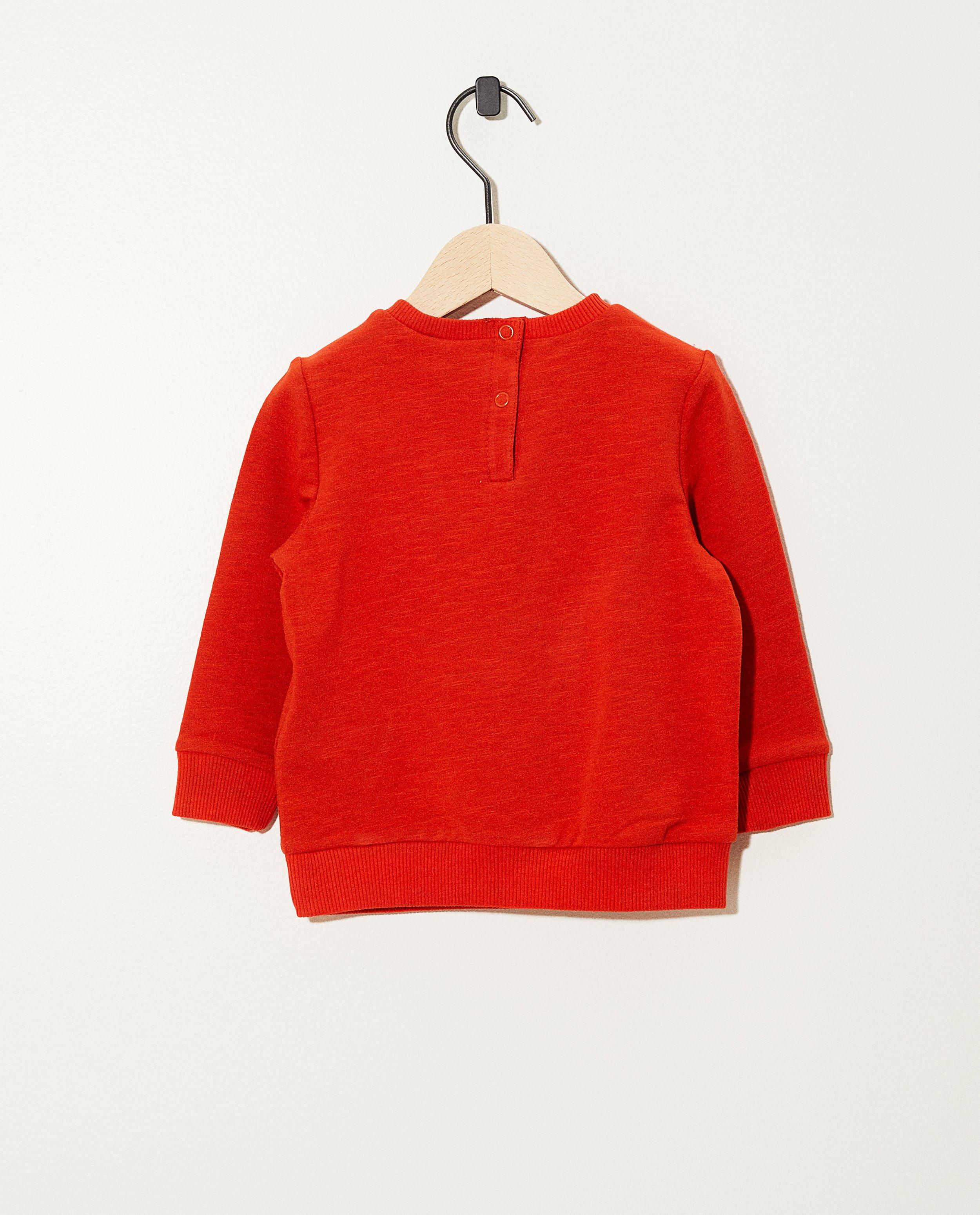 Sweats - Sweat orange, imprimé de dinos
